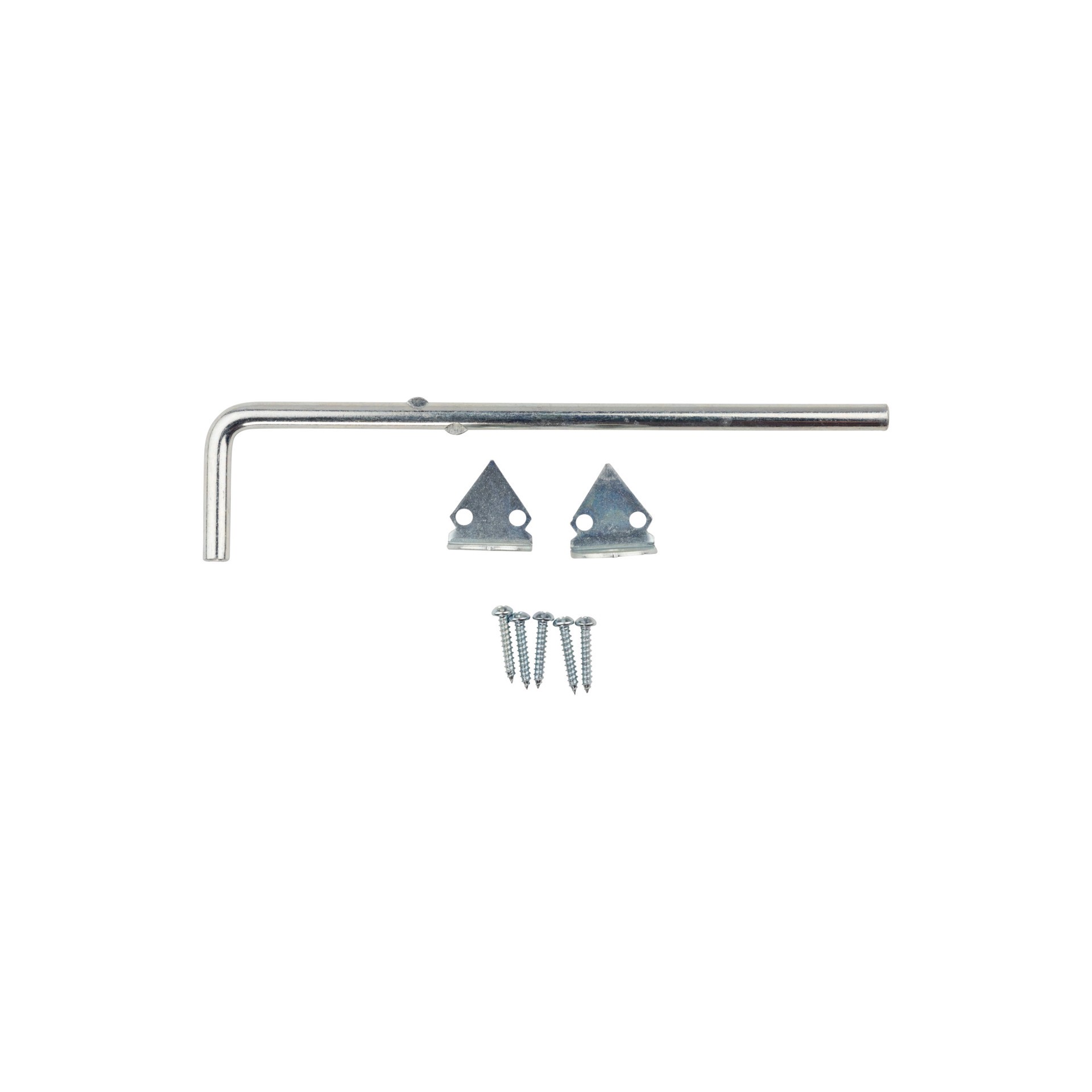 slide 4 of 6, National Hardware 12-in Zinc Gate cane bolt, 1 ct