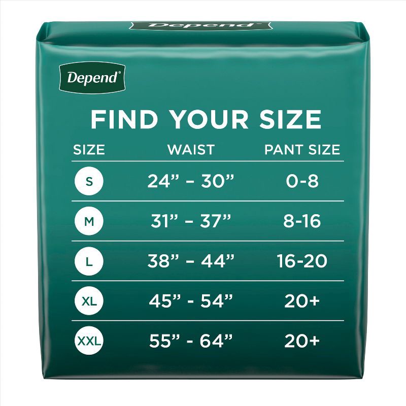 slide 2 of 7, Depend Fresh Protection Adult Incontinence & Postpartum Underwear for Women - Maximum Absorbency - L - Blush - 40ct, 40 ct