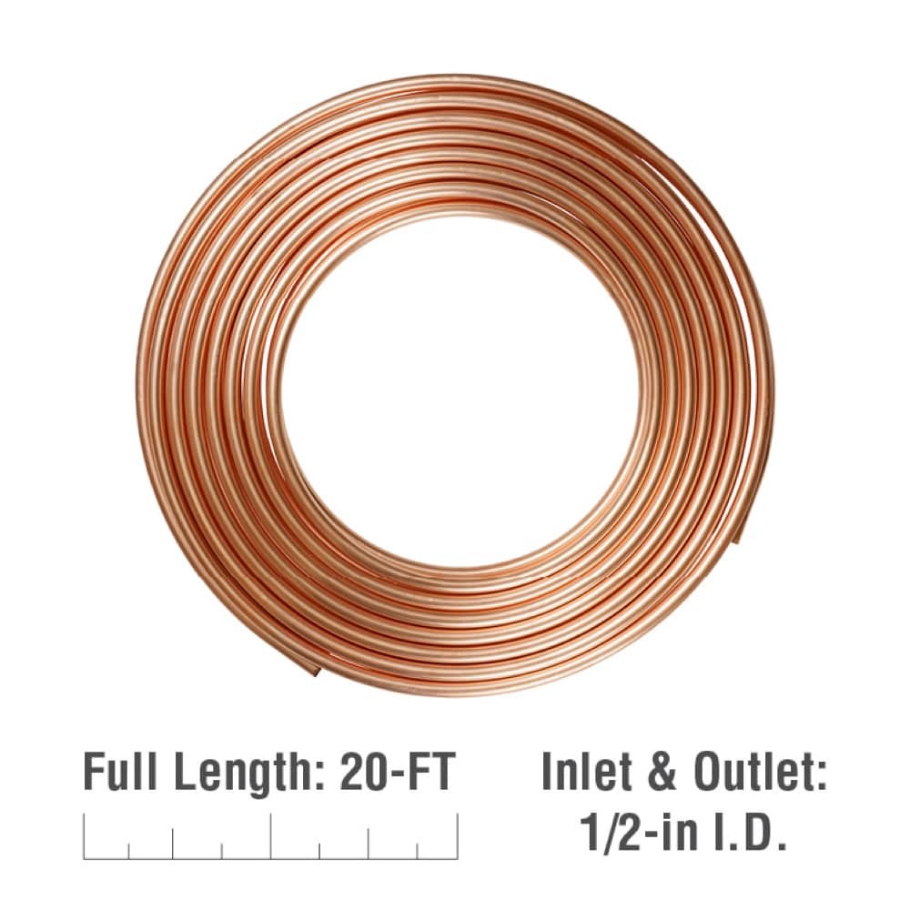 slide 3 of 6, Streamline 1/2-in x 20-ft Soft Copper Type L Coil, 1 ct