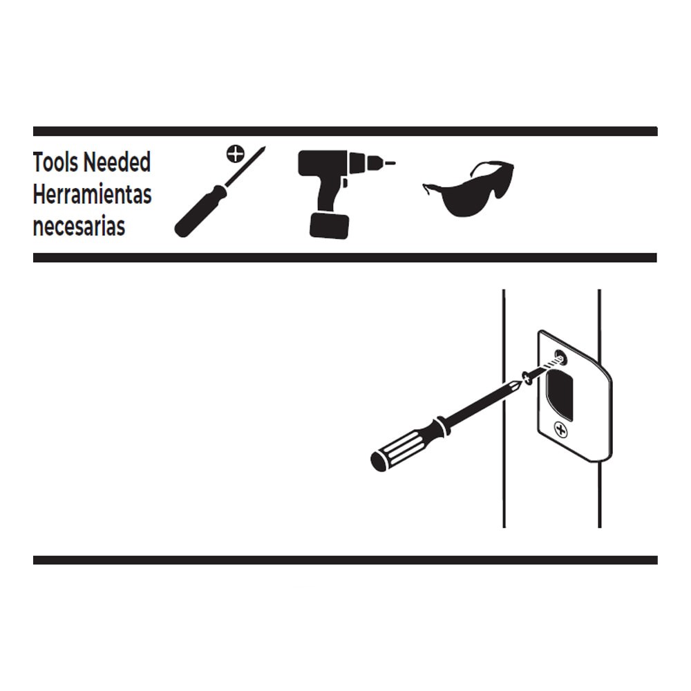 slide 3 of 4, RELIABILT 1-3/4-in W x 2-1/4-in L Satin Full lip strike 2 -Pack, 1 ct