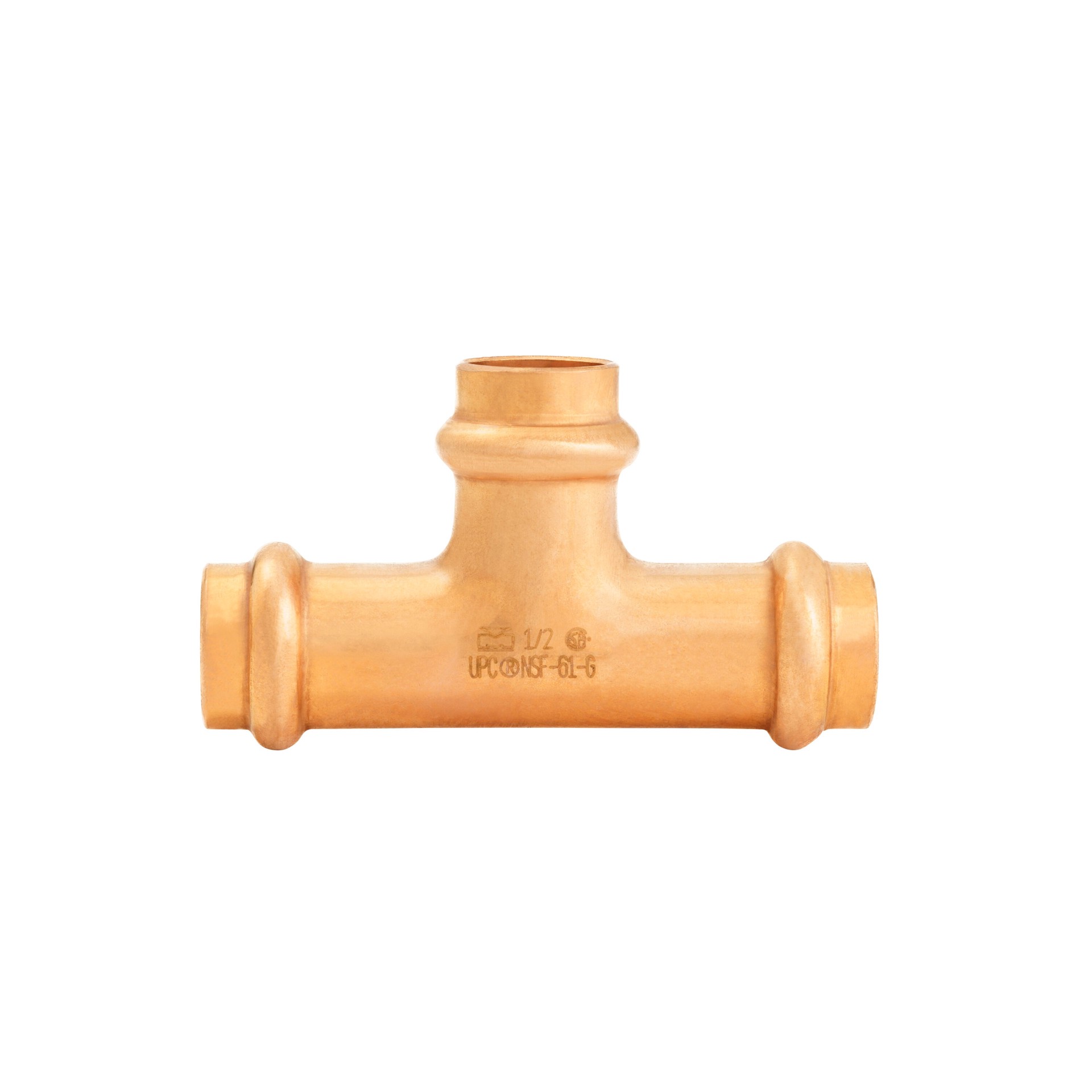 slide 2 of 6, Mueller Streamline 1/2-in Press Tee Ld, 1 ct