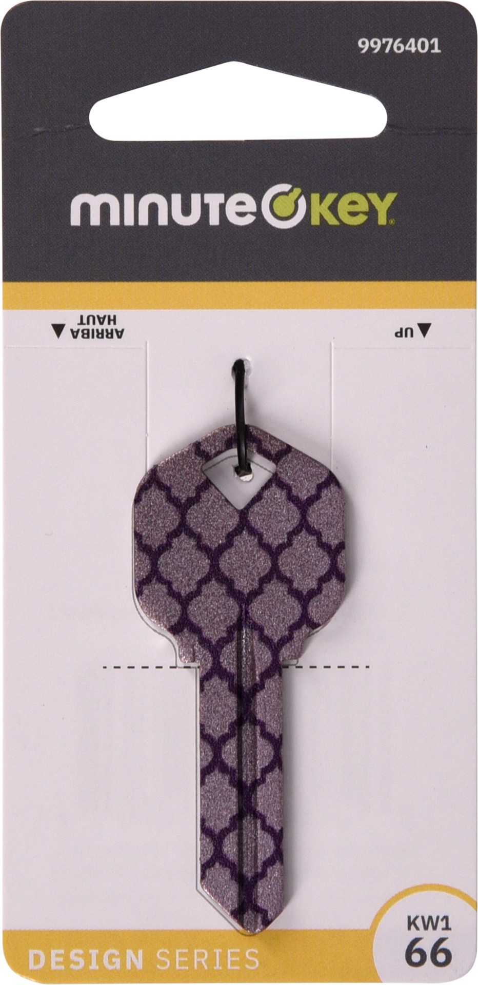 slide 2 of 6, Minute Key Multicolor #66 KW1 Brass House/Entry Key Blank, 1 ct