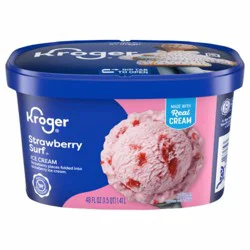 STRAWBERRY SURF ICE CREAM - KROGER - 48 FL OZ