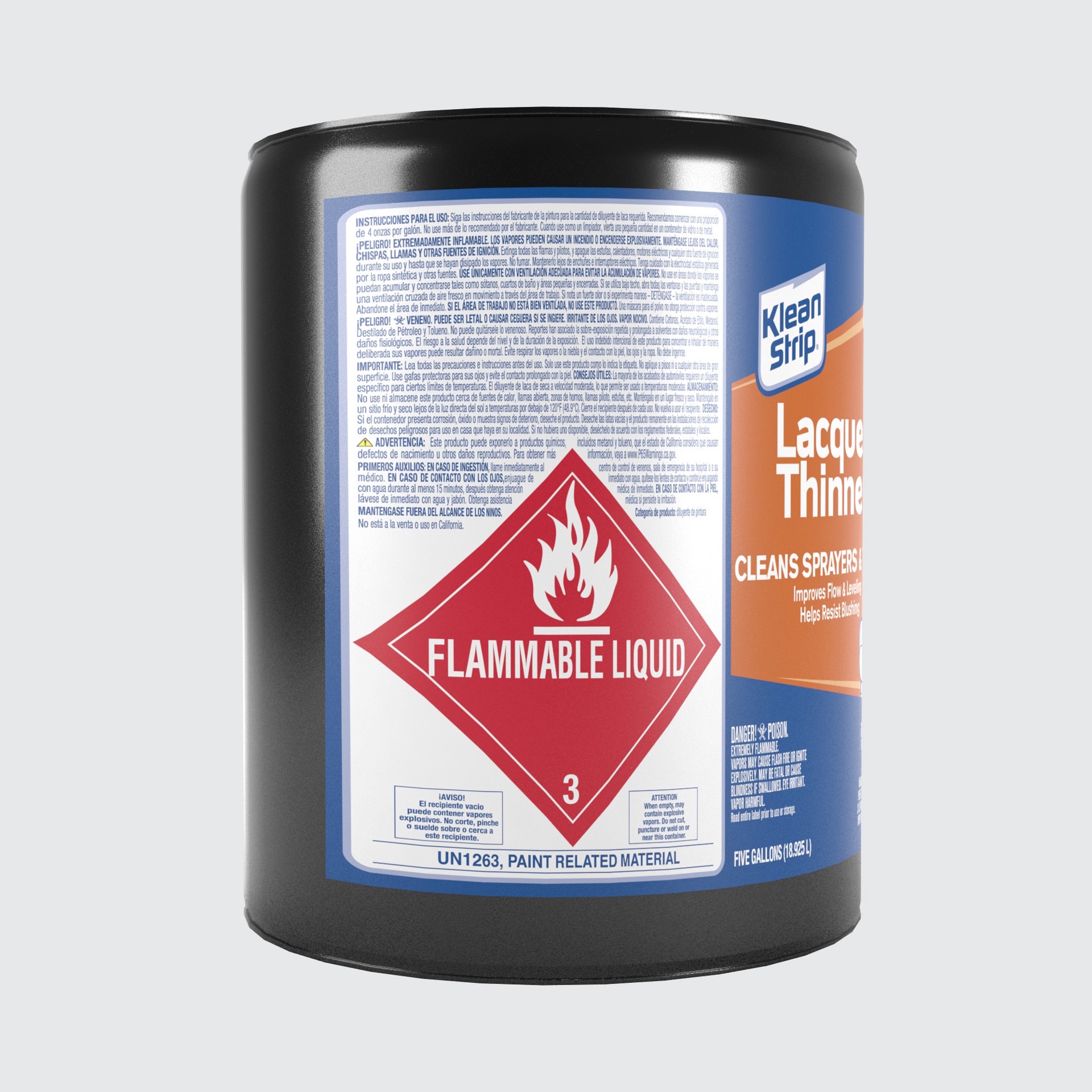 slide 6 of 6, Klean Strip 640-fl oz Fast To Dissolve Lacquer Thinner, 1 ct