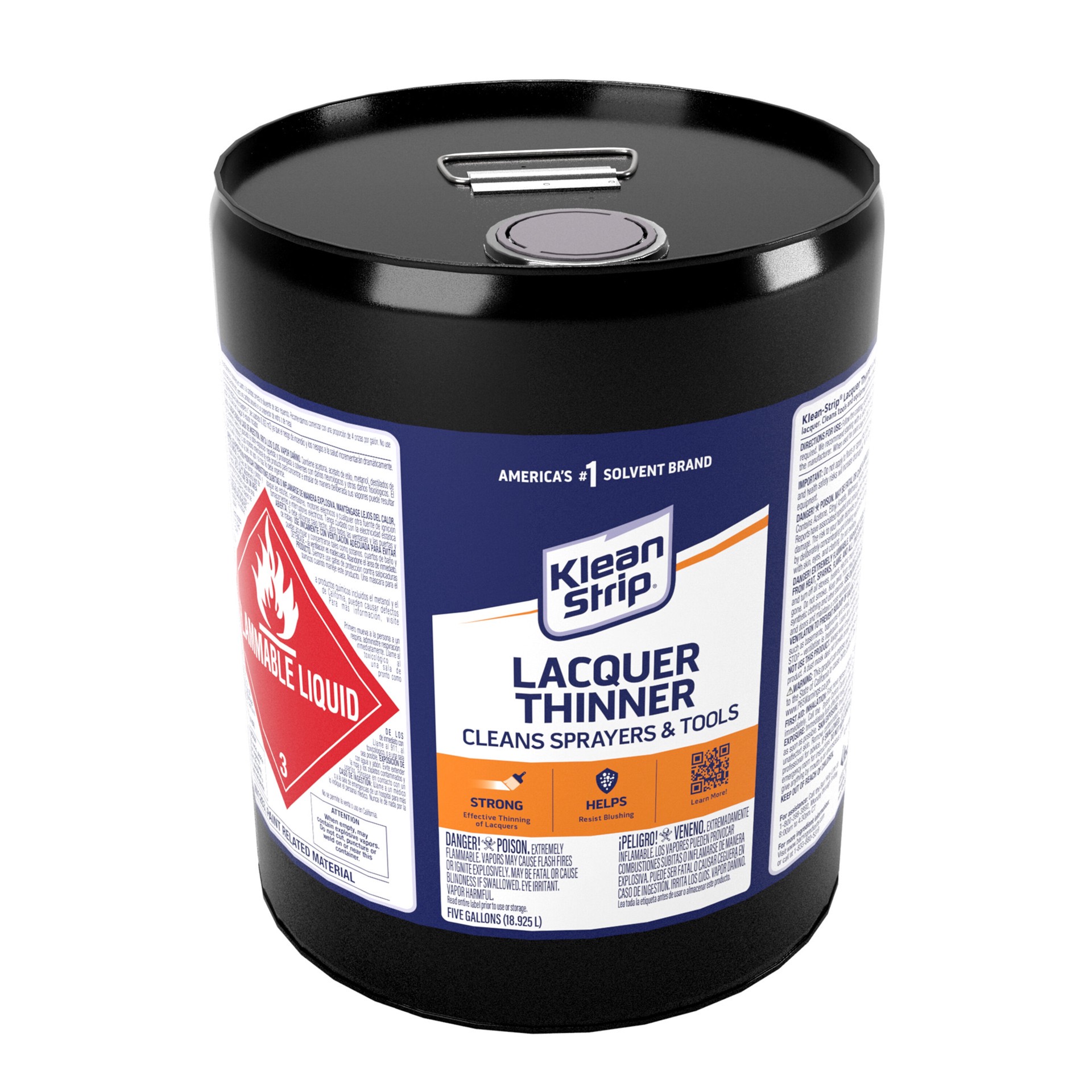 slide 3 of 6, Klean Strip 640-fl oz Fast To Dissolve Lacquer Thinner, 1 ct