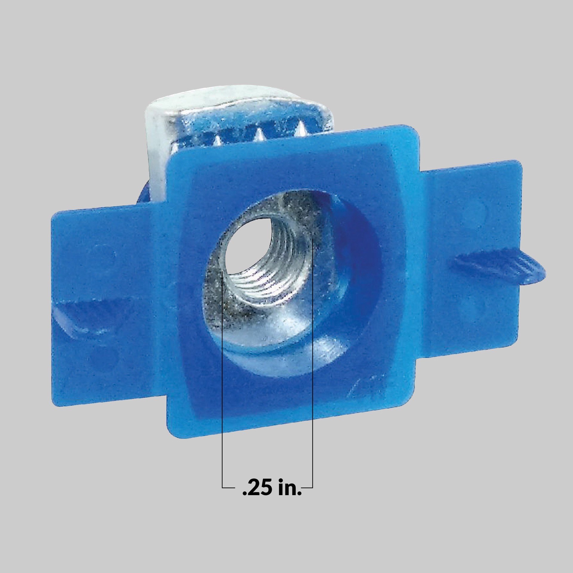 slide 2 of 6, Adamax 1/4-in Cone Strut Nut, 1 ct