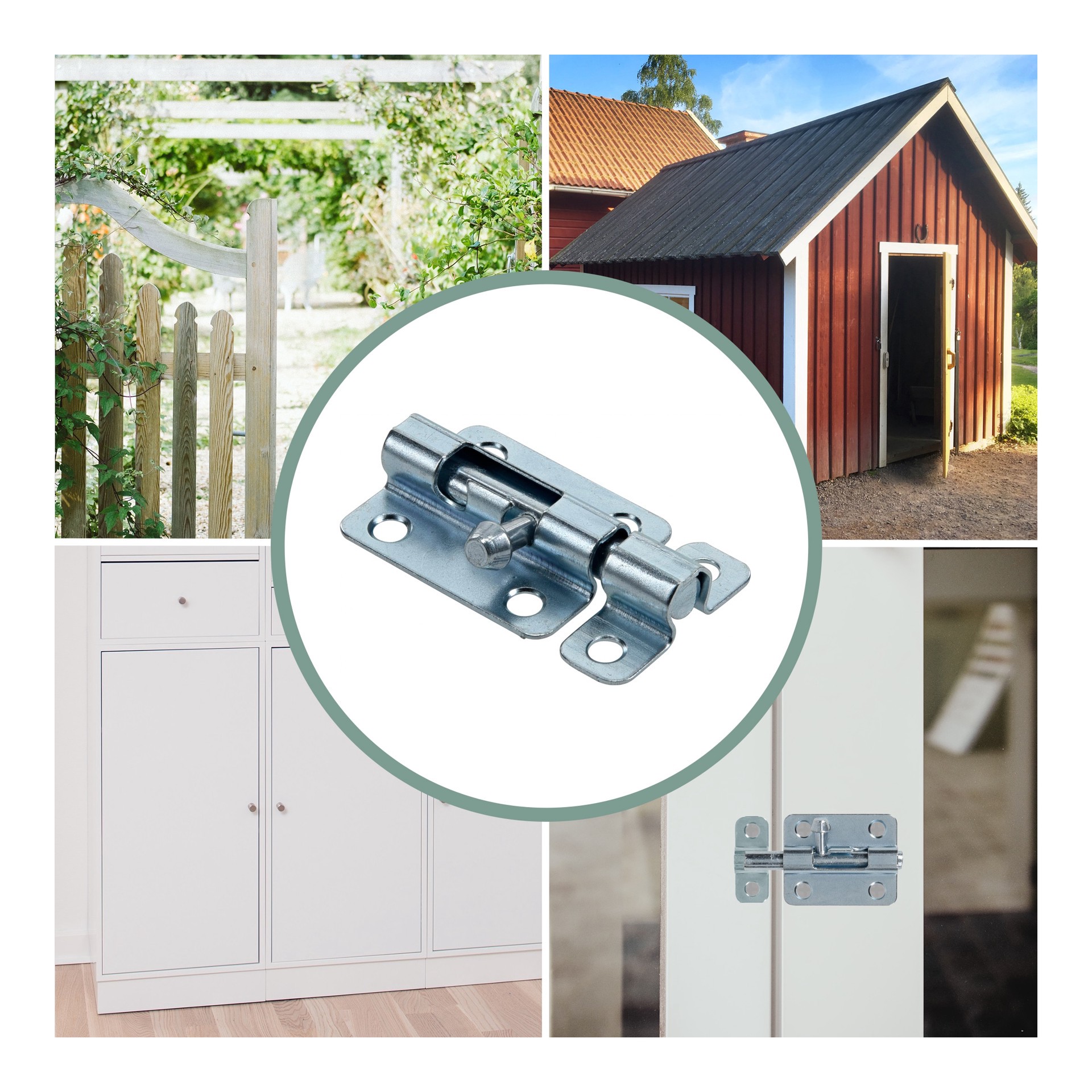 slide 6 of 6, RELIABILT 2-1/2-in Zinc Steel Barrel Bolt, 1 ct