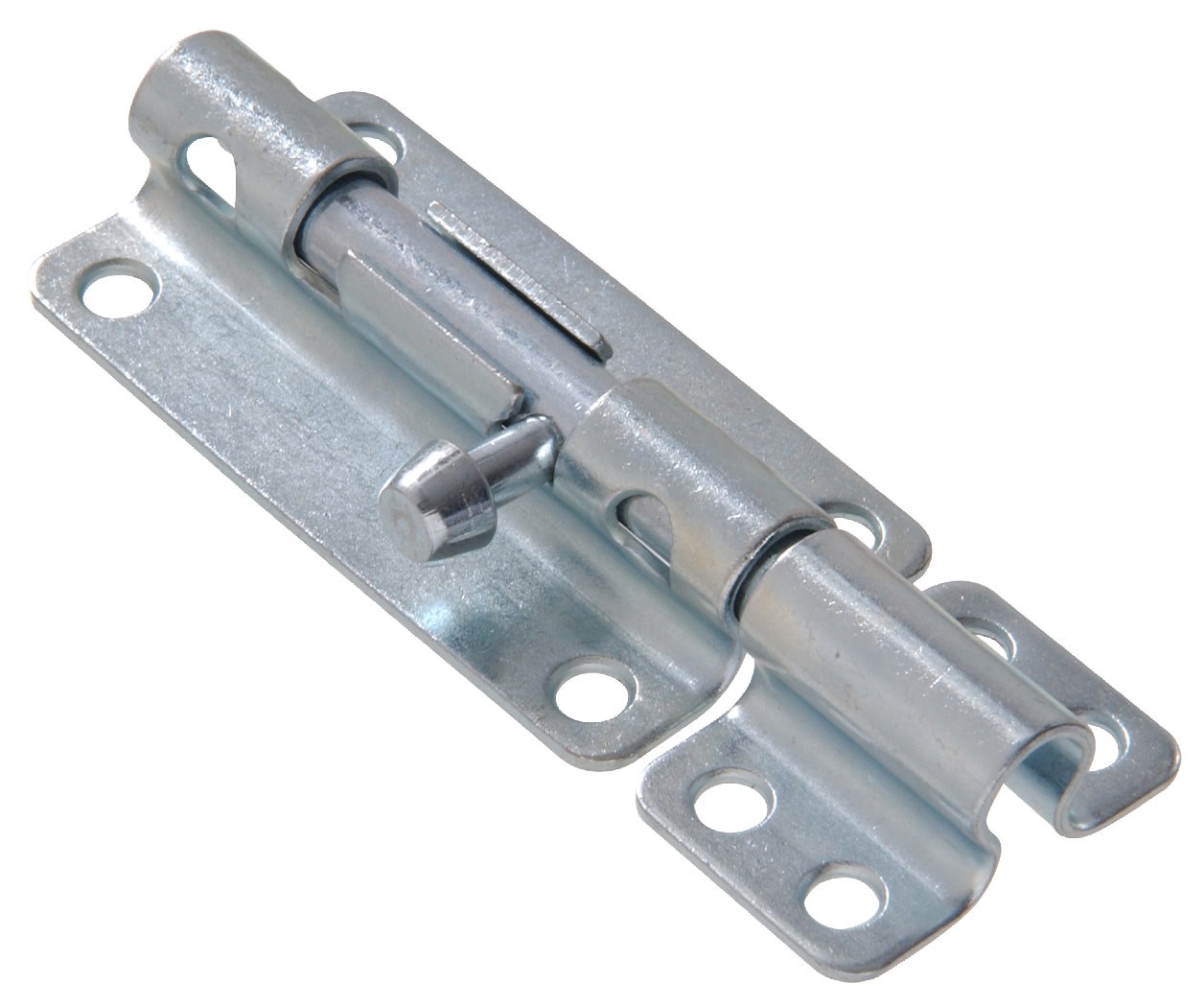 slide 3 of 6, RELIABILT 3-in Zinc Steel Barrel Bolt, 1 ct