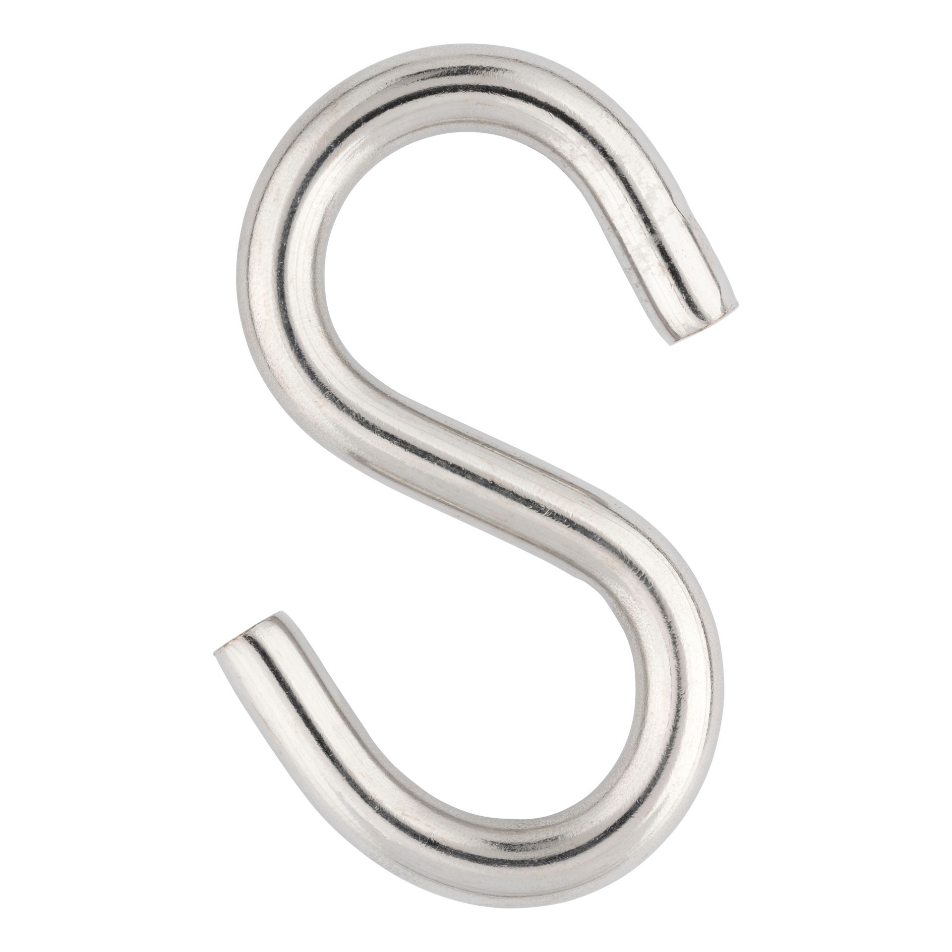 slide 2 of 5, National Hardware 3-in Stainless Steel Stainless steel S-hook, 1 ct