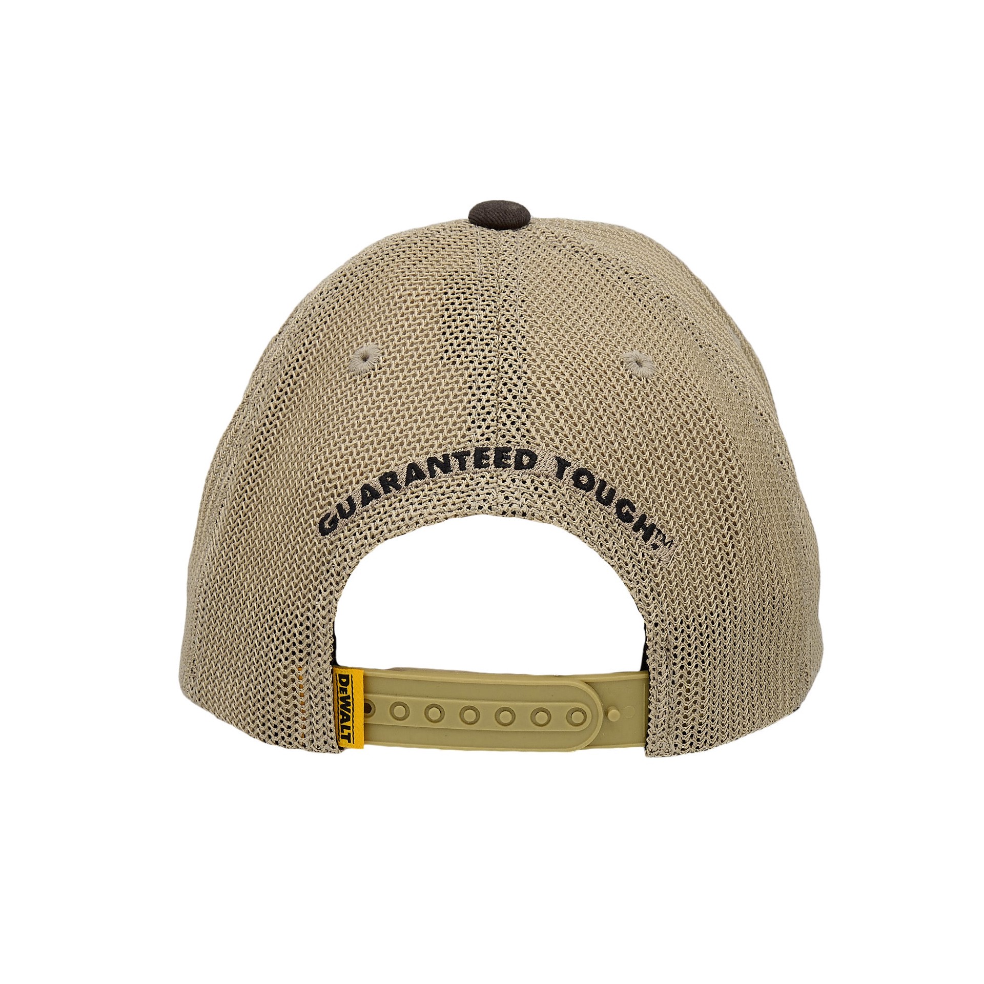 slide 2 of 4, DEWALT Adult unisex Brown with Tan Mesh Synthetic Trucker hat, 1 ct