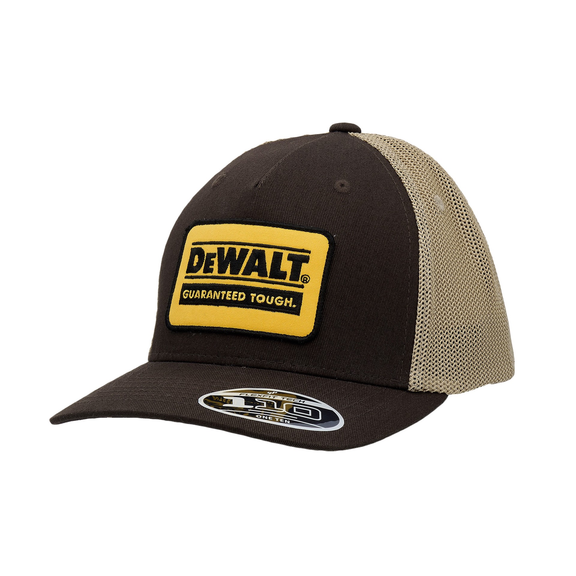 slide 3 of 4, DEWALT Adult unisex Brown with Tan Mesh Synthetic Trucker hat, 1 ct