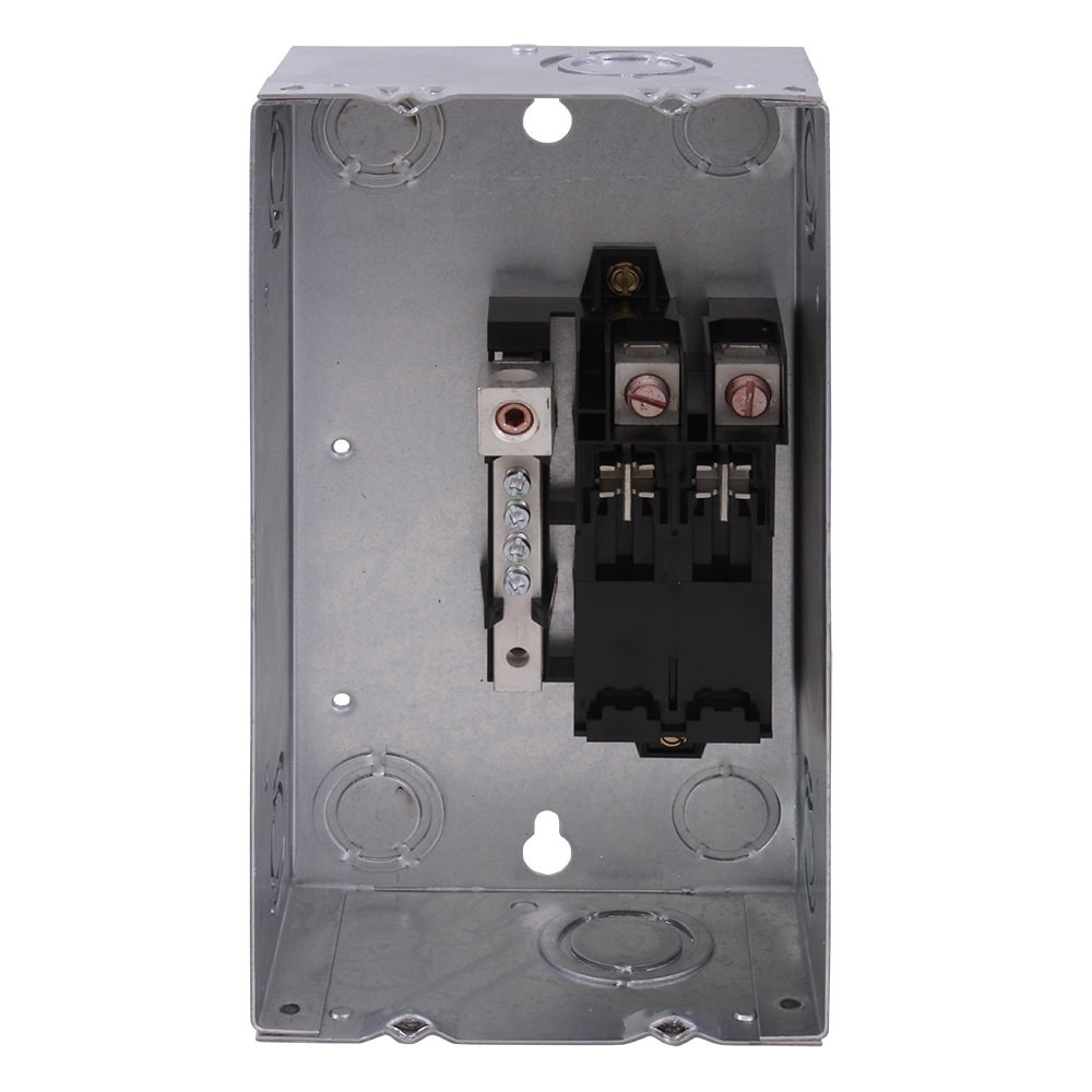 slide 1 of 6, GE Powermark Gold 70 -Amp 2 -Spaces 4 -Circuit Indoor Main Lug Load Center, 1 ct