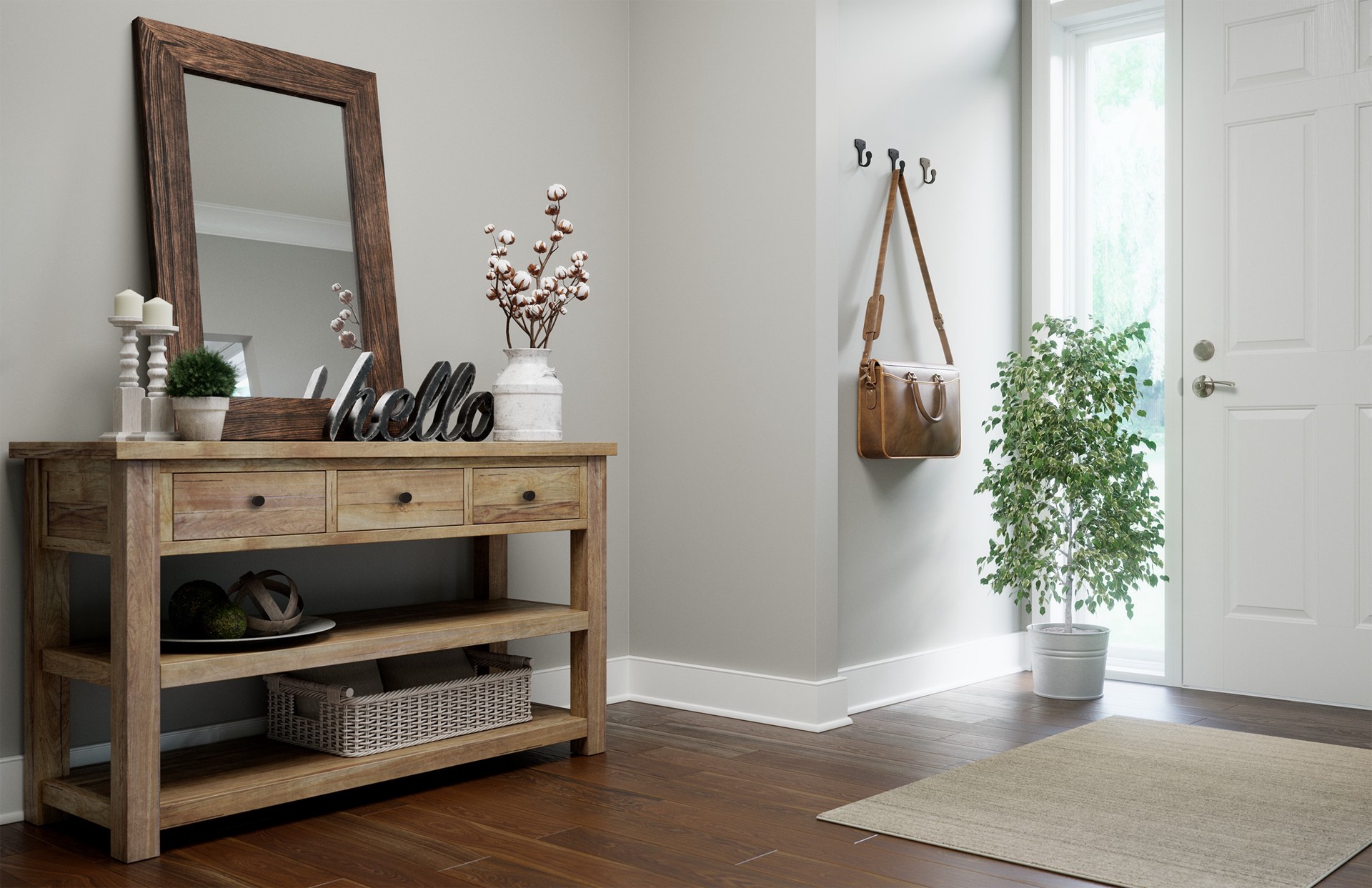 slide 4 of 6, allen + roth 1 -Hook 1.97-in x 3.18-in H Matte Black Decorative Wall Hook ( 25-lb Capacity), 1 ct