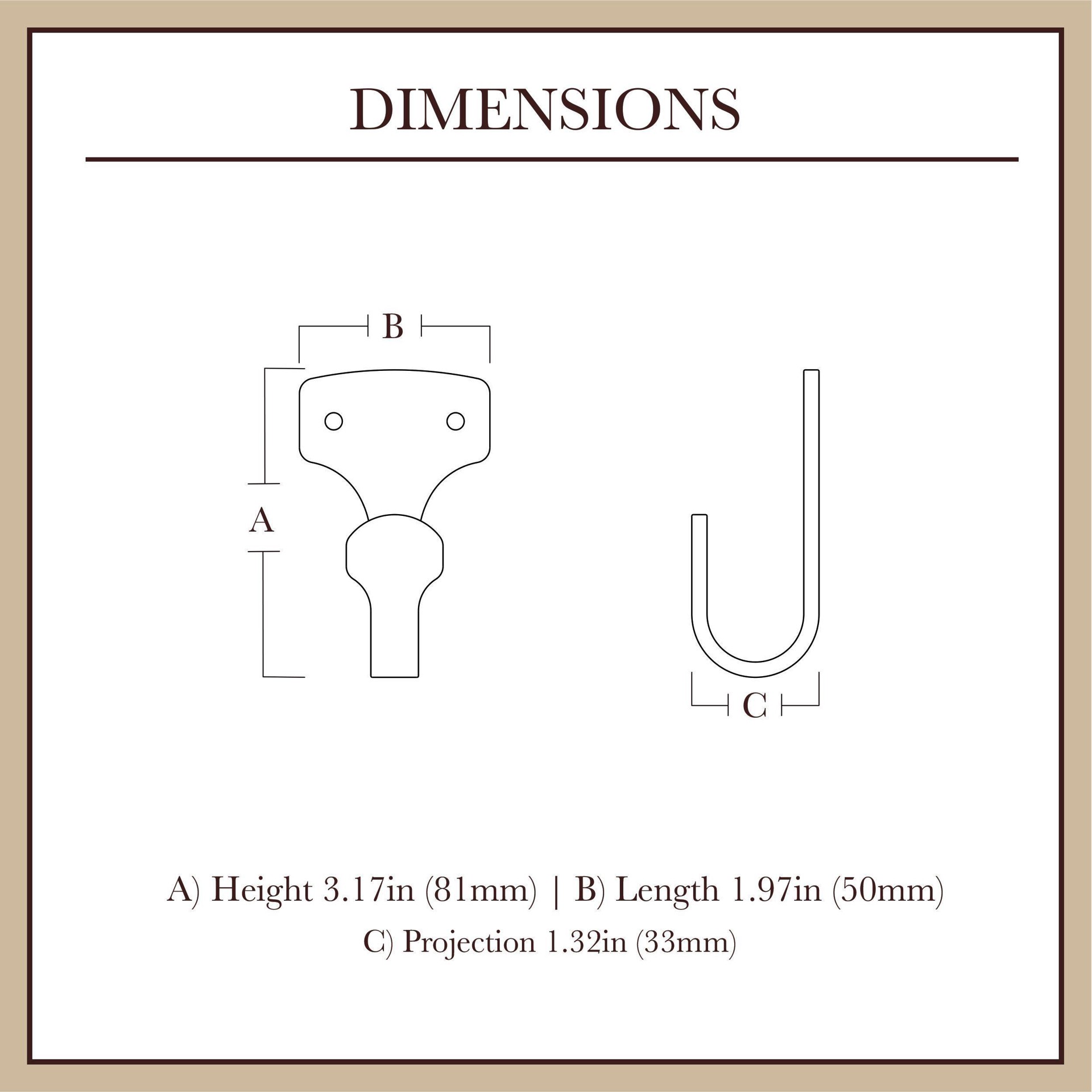 slide 3 of 6, allen + roth 1 -Hook 1.97-in x 3.18-in H Matte Black Decorative Wall Hook ( 25-lb Capacity), 1 ct