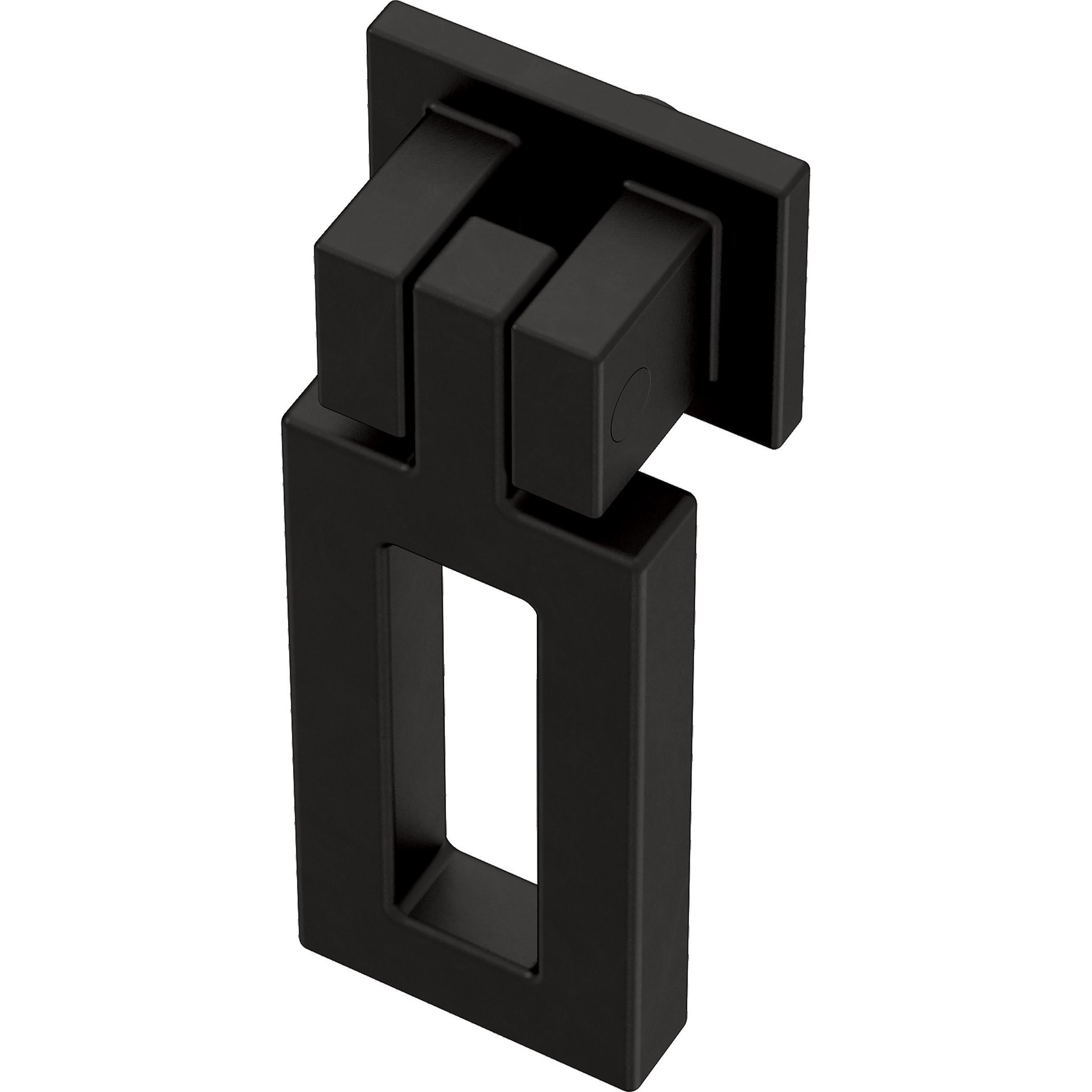 slide 1 of 6, allen + roth Clarimond 1-in Matte Black Pendant Modern Cabinet Knob, 1 ct