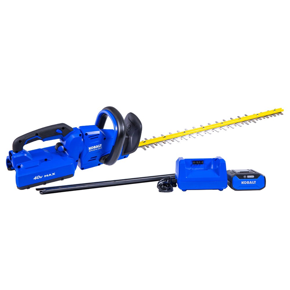 slide 2 of 6, Kobalt Gen4 40-volt 24-in Battery Hedge Trimmer 2.0 Ah Battery Included , Charger Included, 1 ct