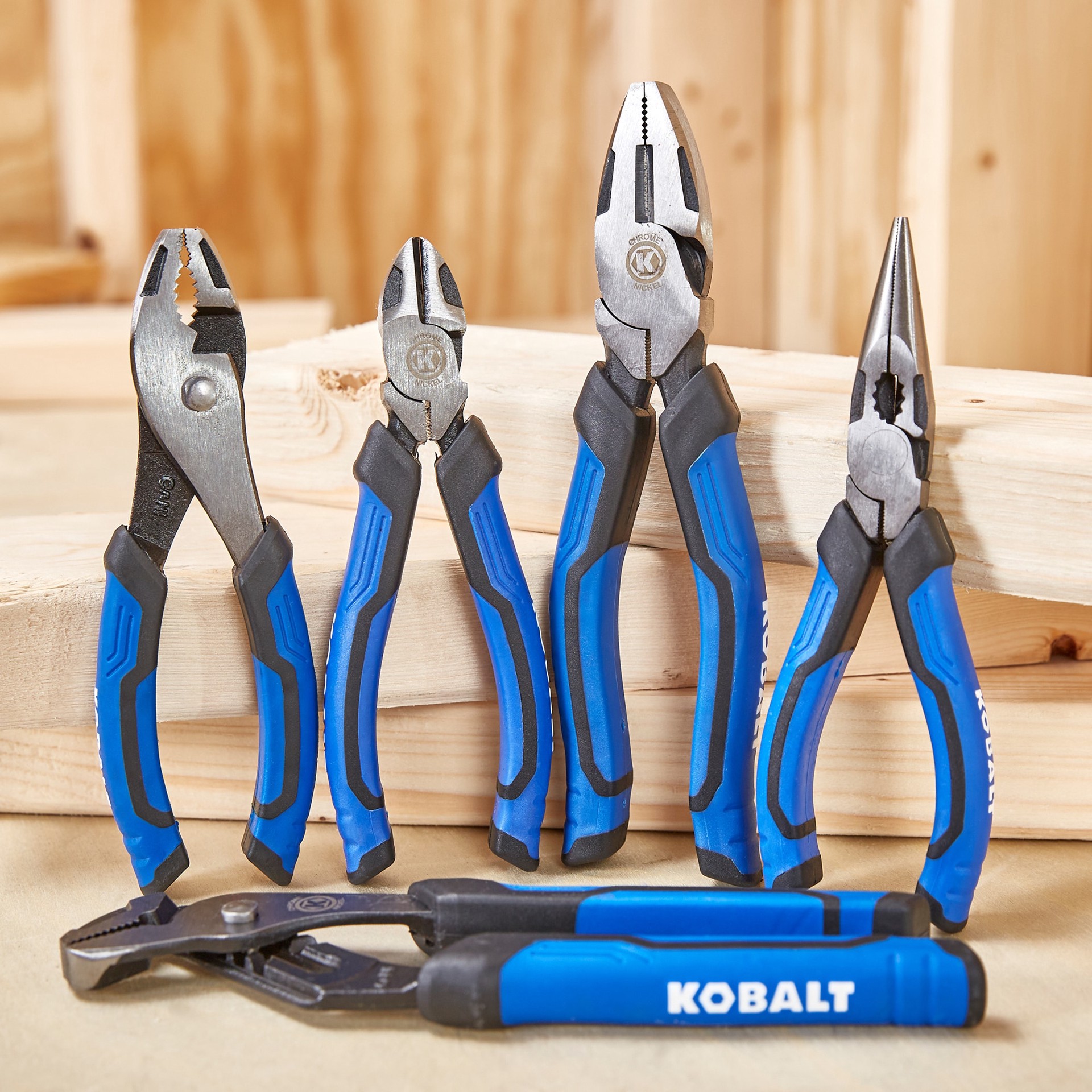 slide 4 of 6, Kobalt Assorted pliers 5 -Piece, 1 ct
