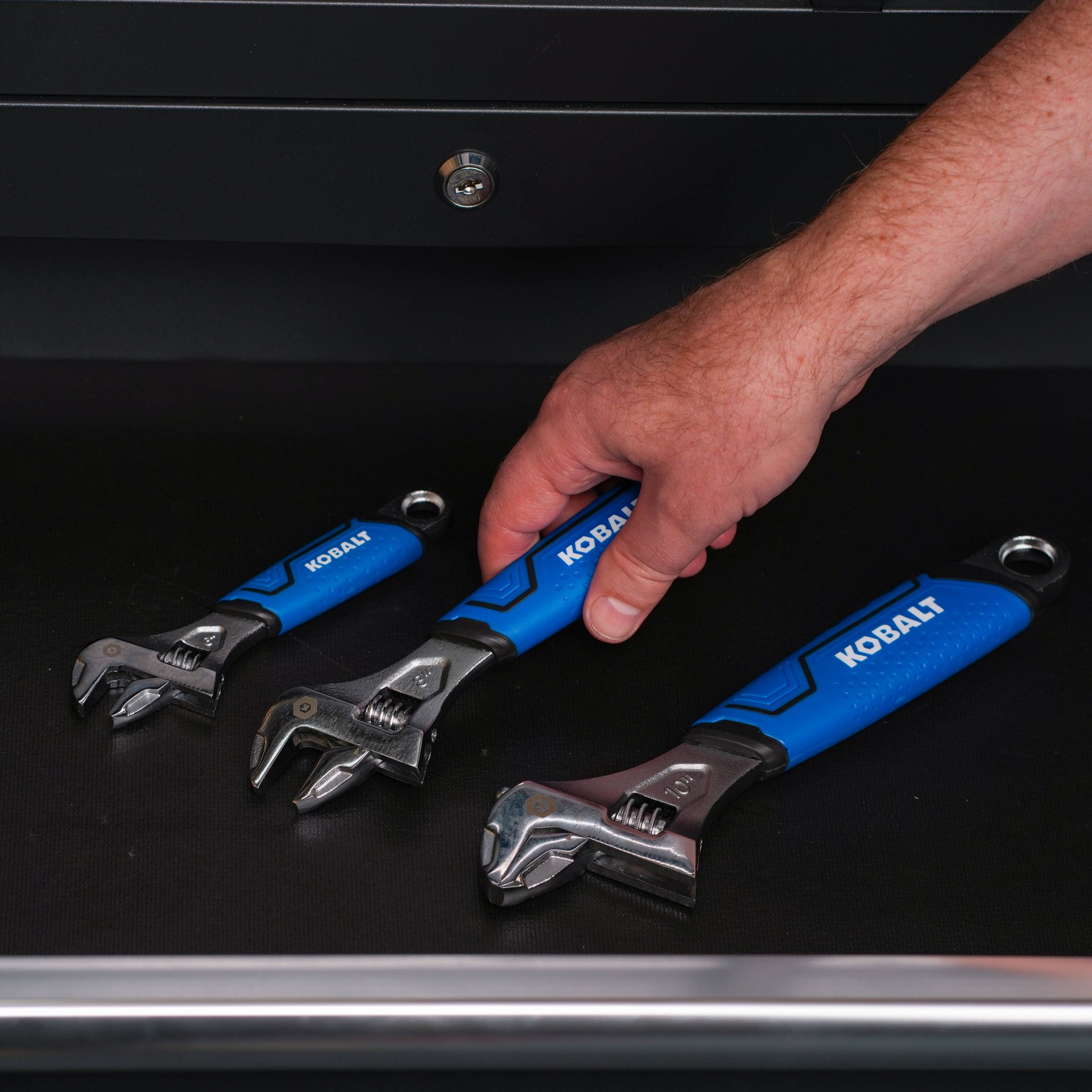 slide 5 of 6, Kobalt Adjustable Wrench Set 3 -Piece, 1 ct