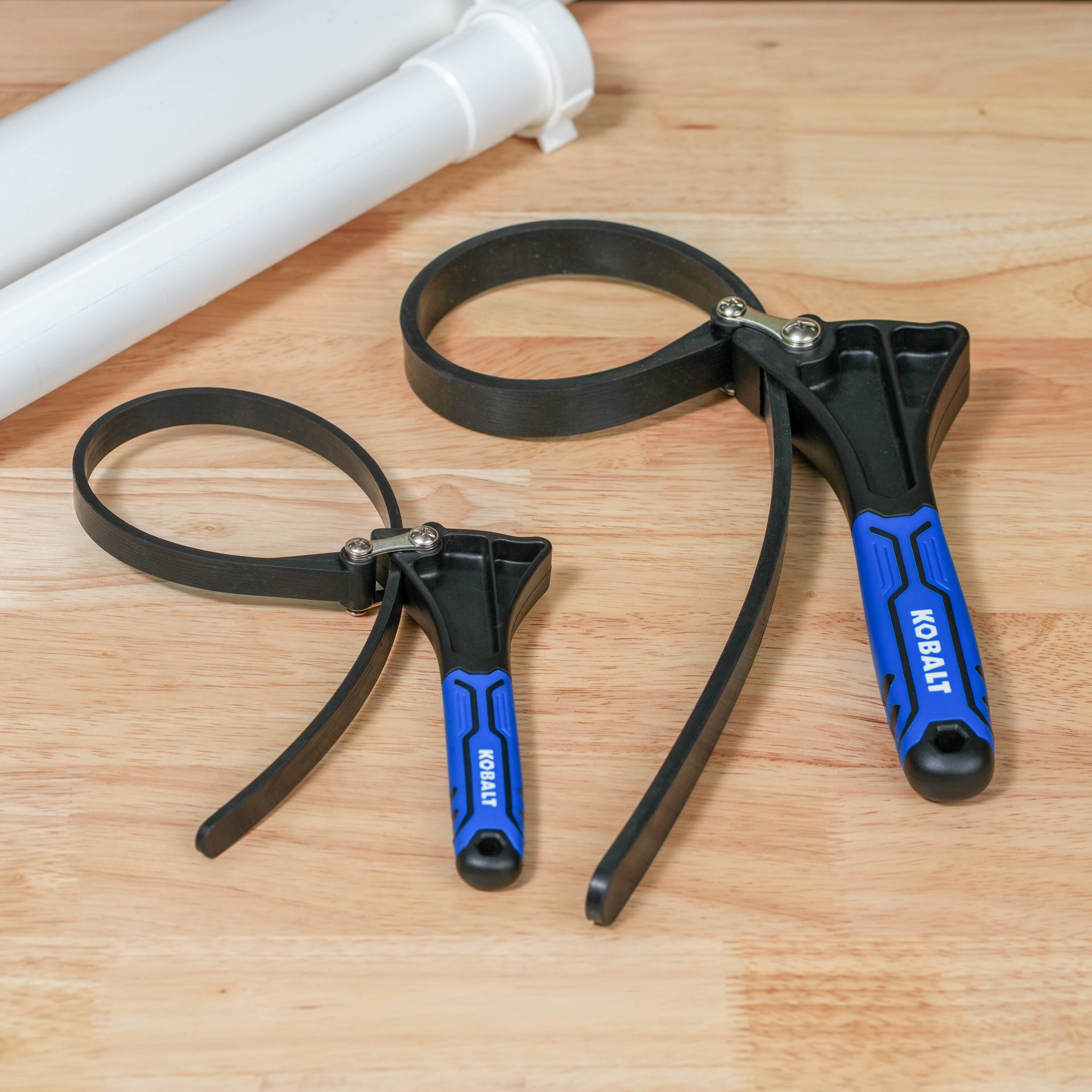 slide 4 of 6, Kobalt 6-in 2 -Piece Plastic Strap Wrench, 1 ct