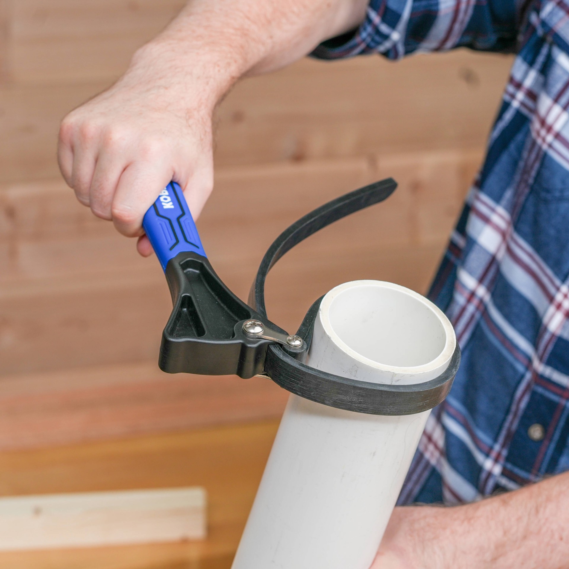 slide 6 of 6, Kobalt 6-in 2 -Piece Plastic Strap Wrench, 1 ct