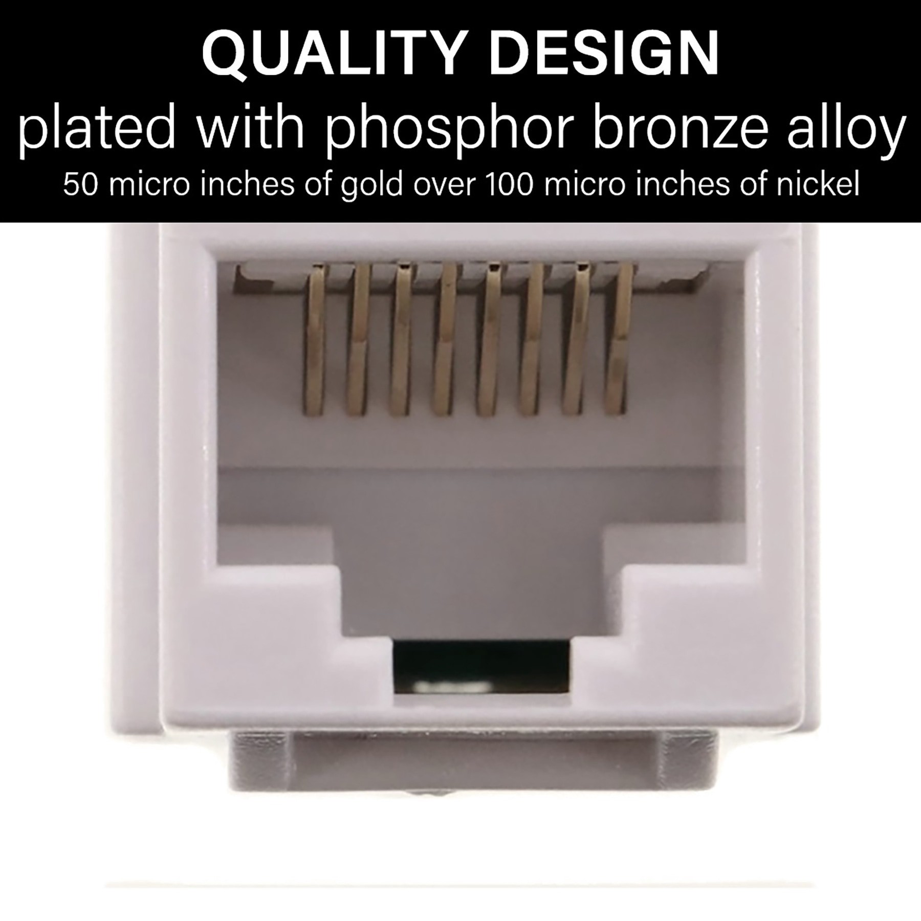 slide 3 of 6, Legrand 15 -Pack CAT6 Ethernet Wall Jack, 1 ct