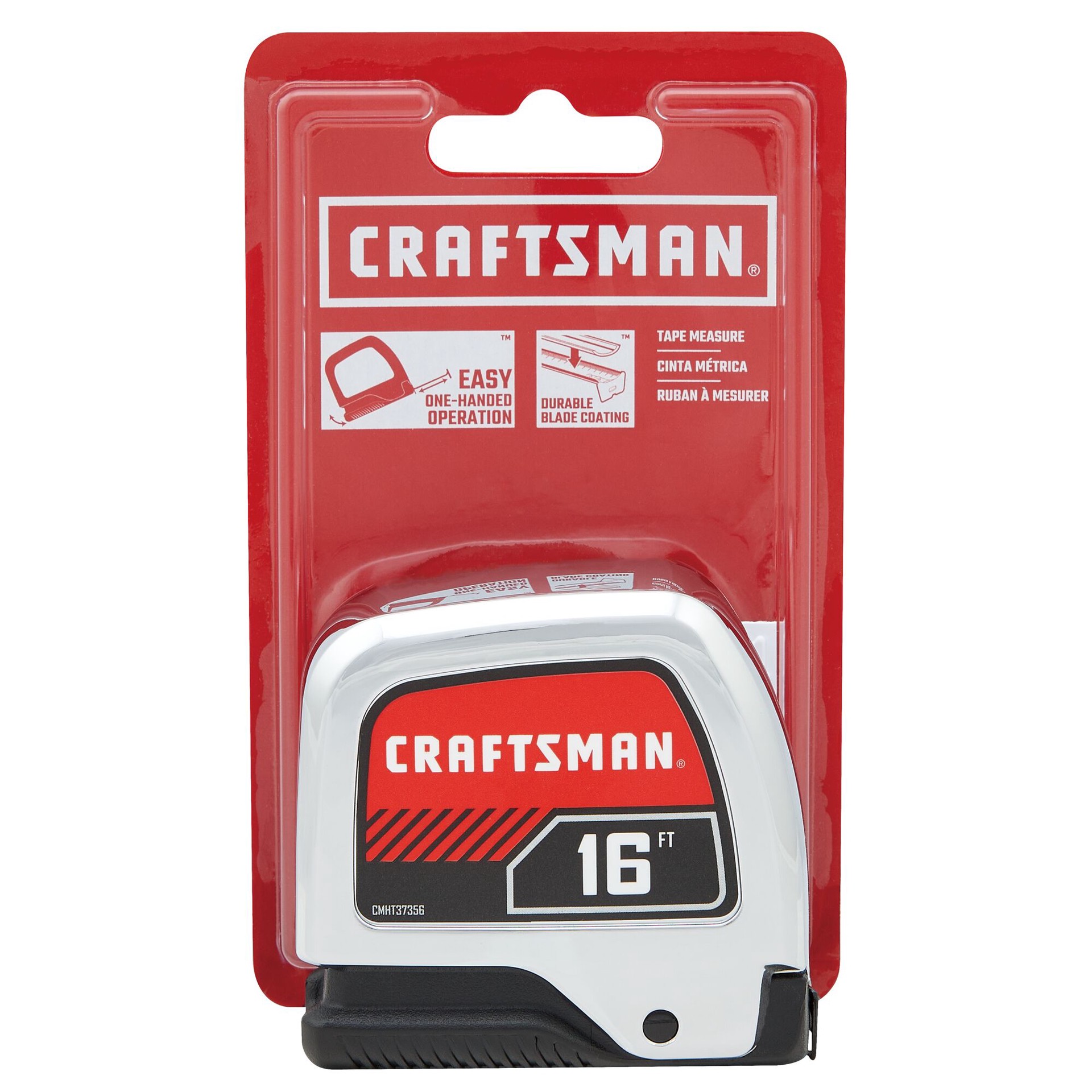 slide 3 of 4, CRAFTSMAN 16-ft Auto Lock Tape Measure, 1 ct