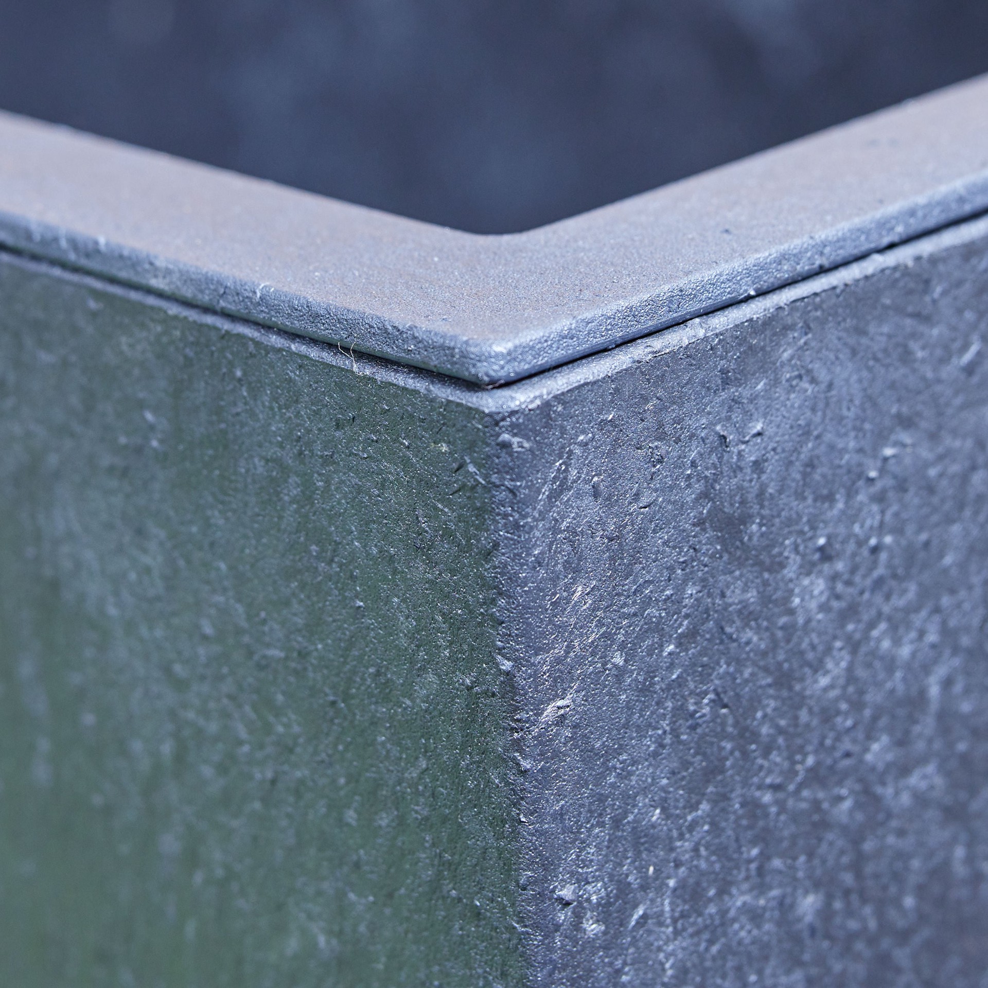 slide 2 of 6, allen + roth Rectangle 31.0-in W x 12.4-in L Black Rubber Indoor/Outdoor Self Watering Planter, 1 ct