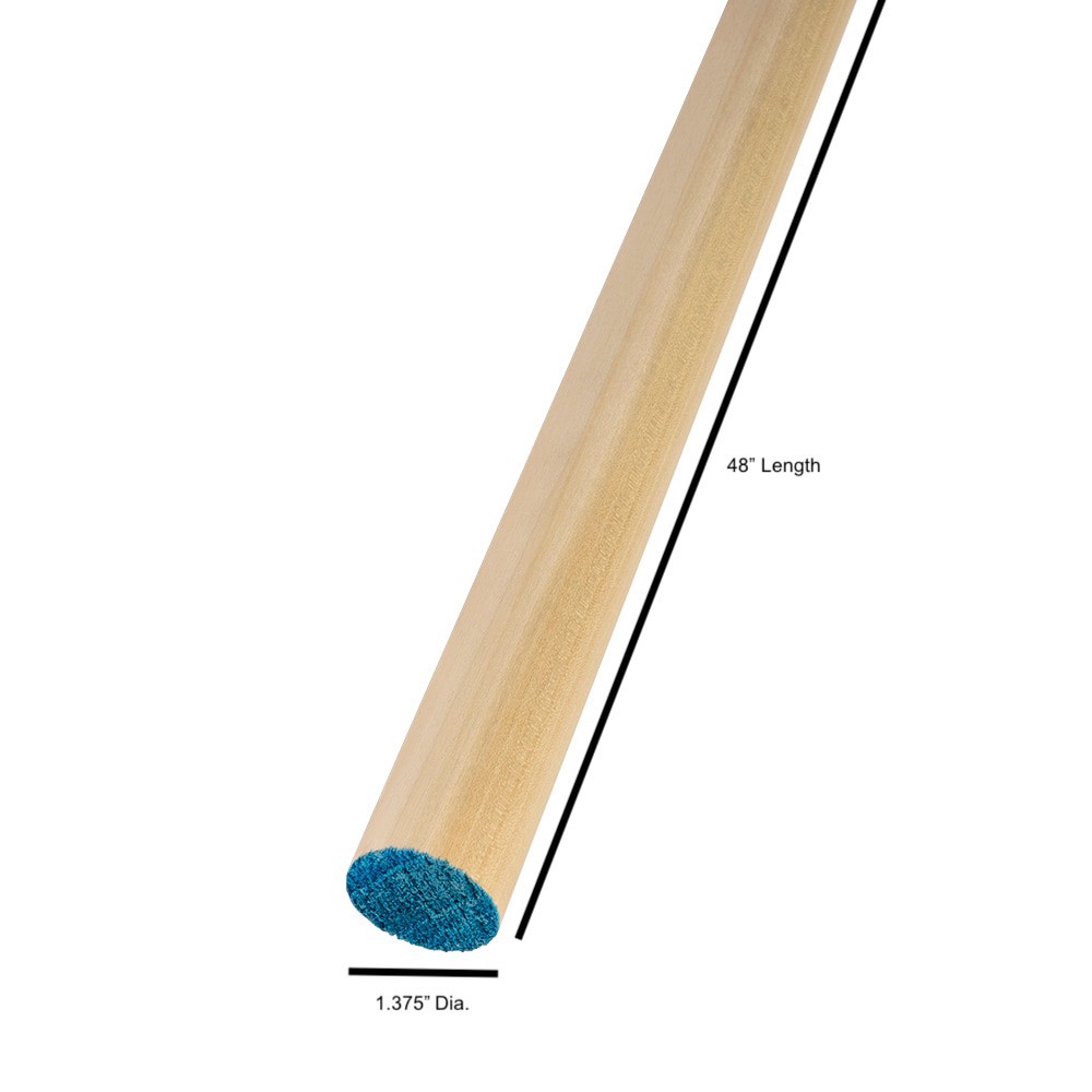 slide 6 of 6, Madison Mill 1.375-in dia x 48-in L Round Poplar Dowels, 1 ct