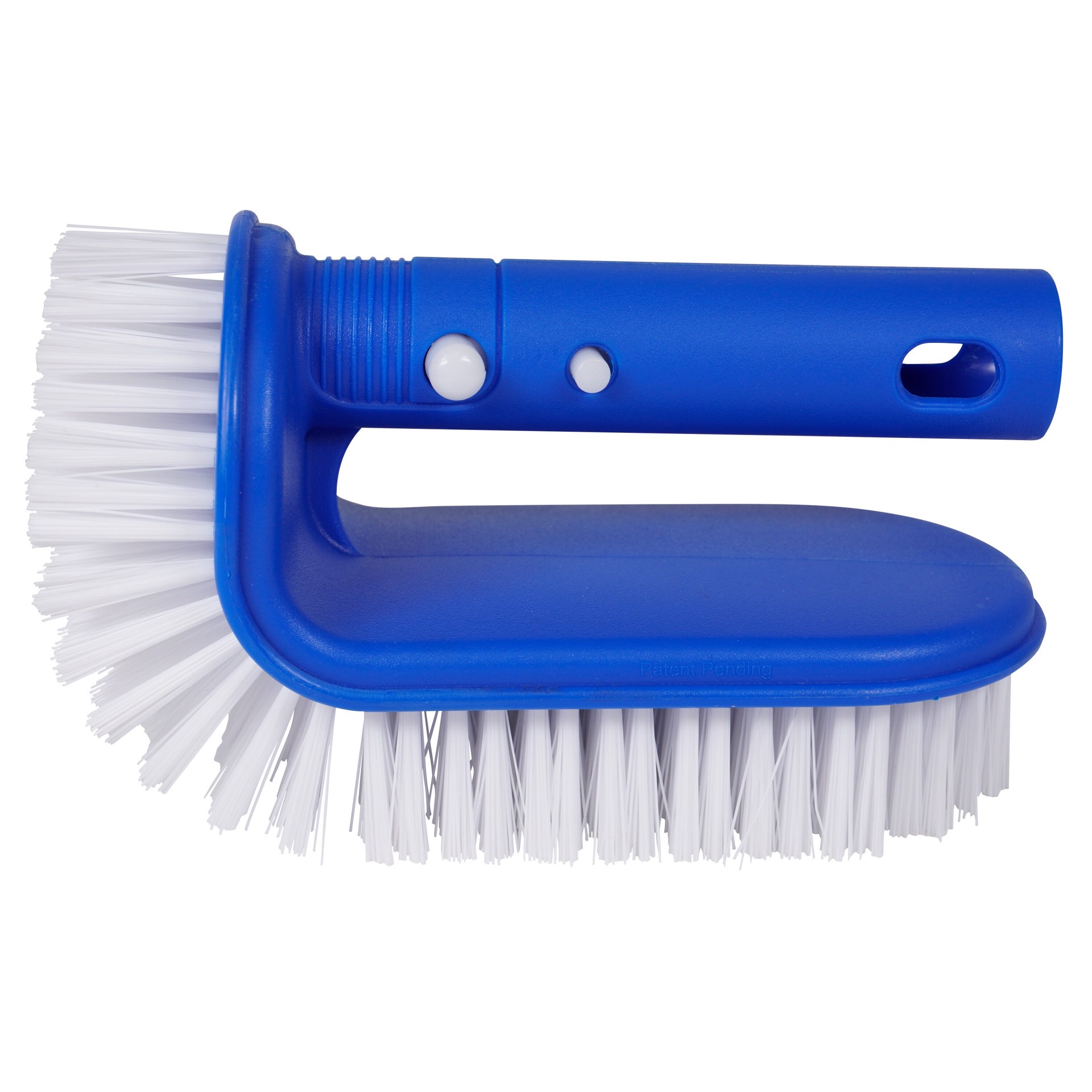 slide 2 of 4, ELODEA Classic 6.69-in Plastic Corner brush Pool Brush Safe for Concrete Surfaces Safe for Vinyl Surfaces Safe for Plaster Surfaces, 1 ct