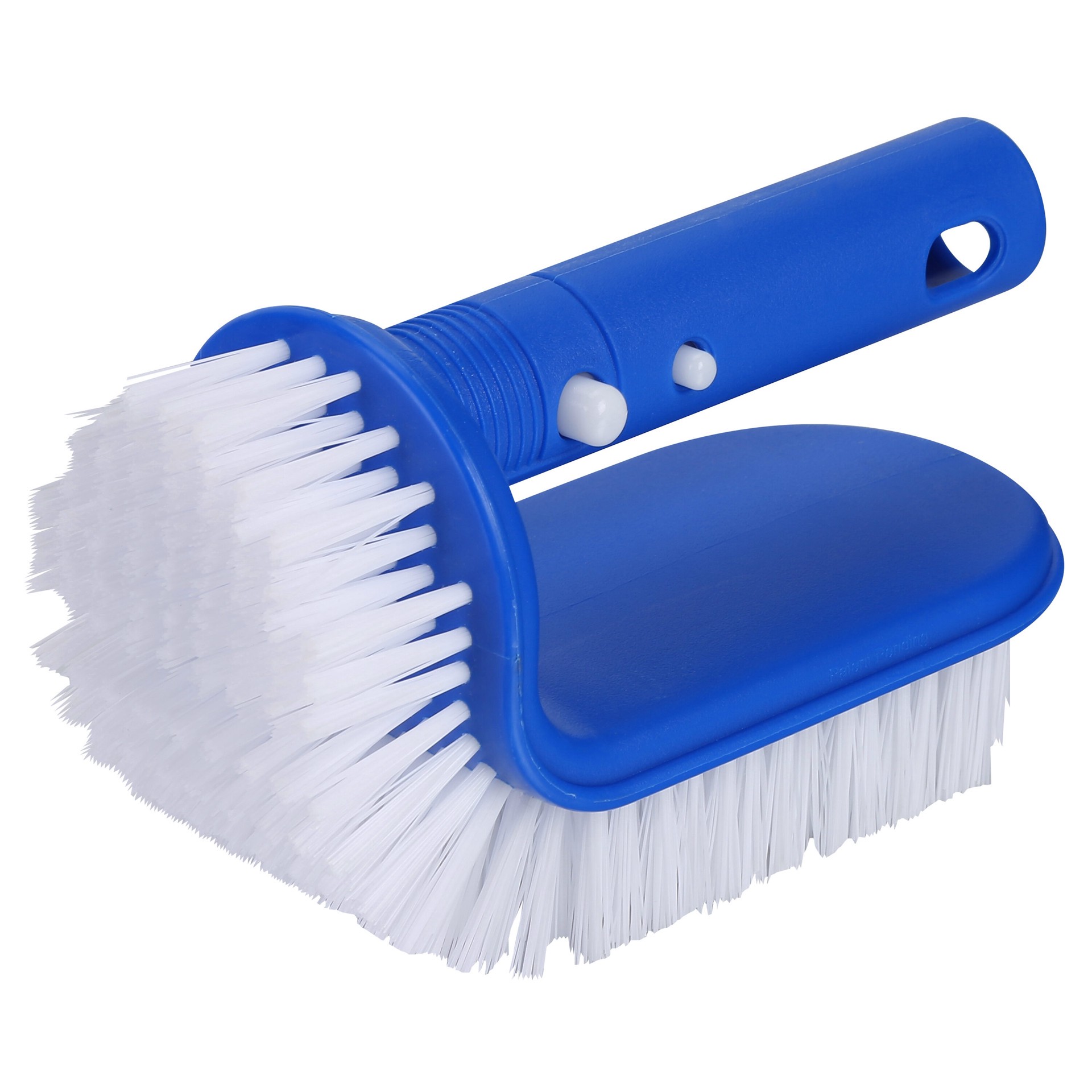 slide 1 of 4, ELODEA Classic 6.69-in Plastic Corner brush Pool Brush Safe for Concrete Surfaces Safe for Vinyl Surfaces Safe for Plaster Surfaces, 1 ct