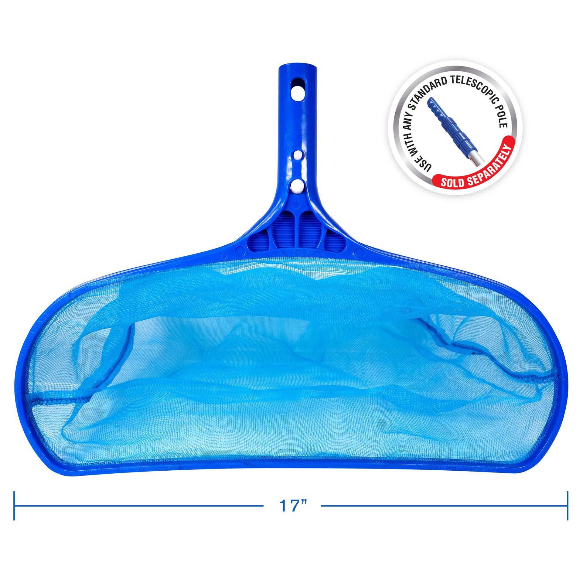 slide 2 of 3, ELODEA Classic Nylon Pool Skimmer Deep Net, 1 ct