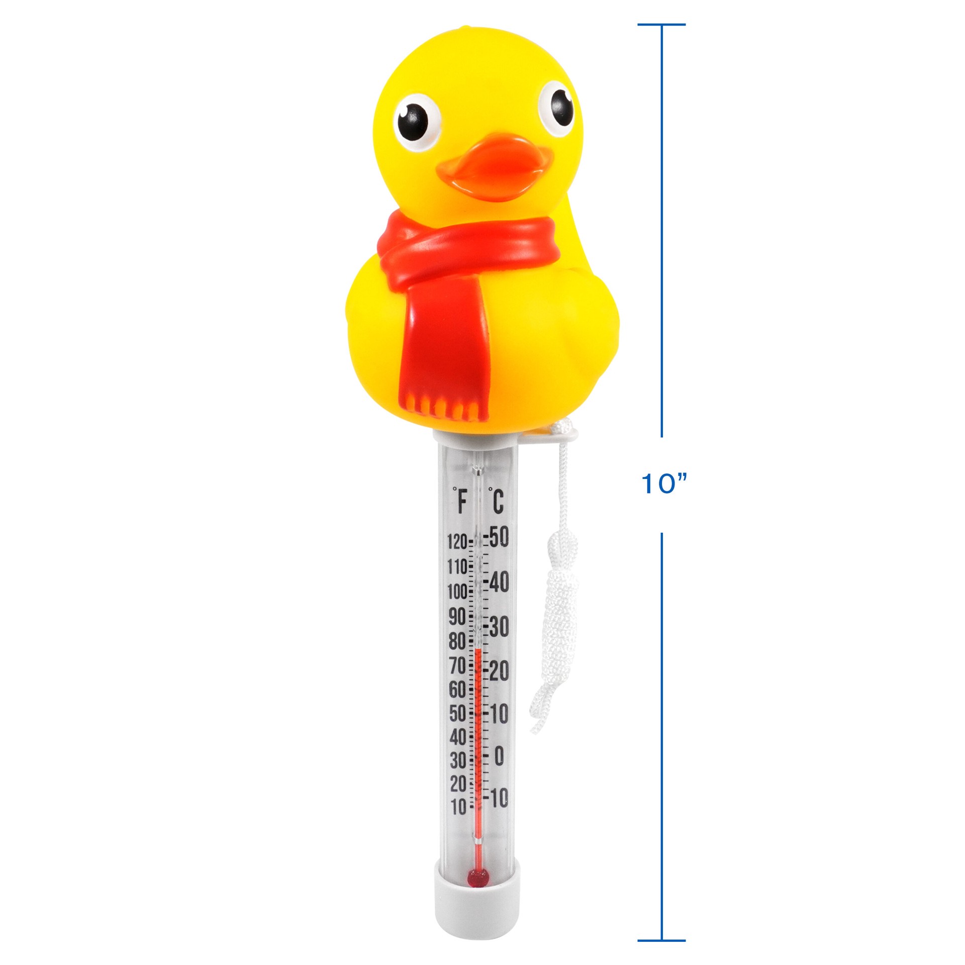 slide 3 of 4, ELODEA Classic Analog Floating Pool Thermometer, 1 ct