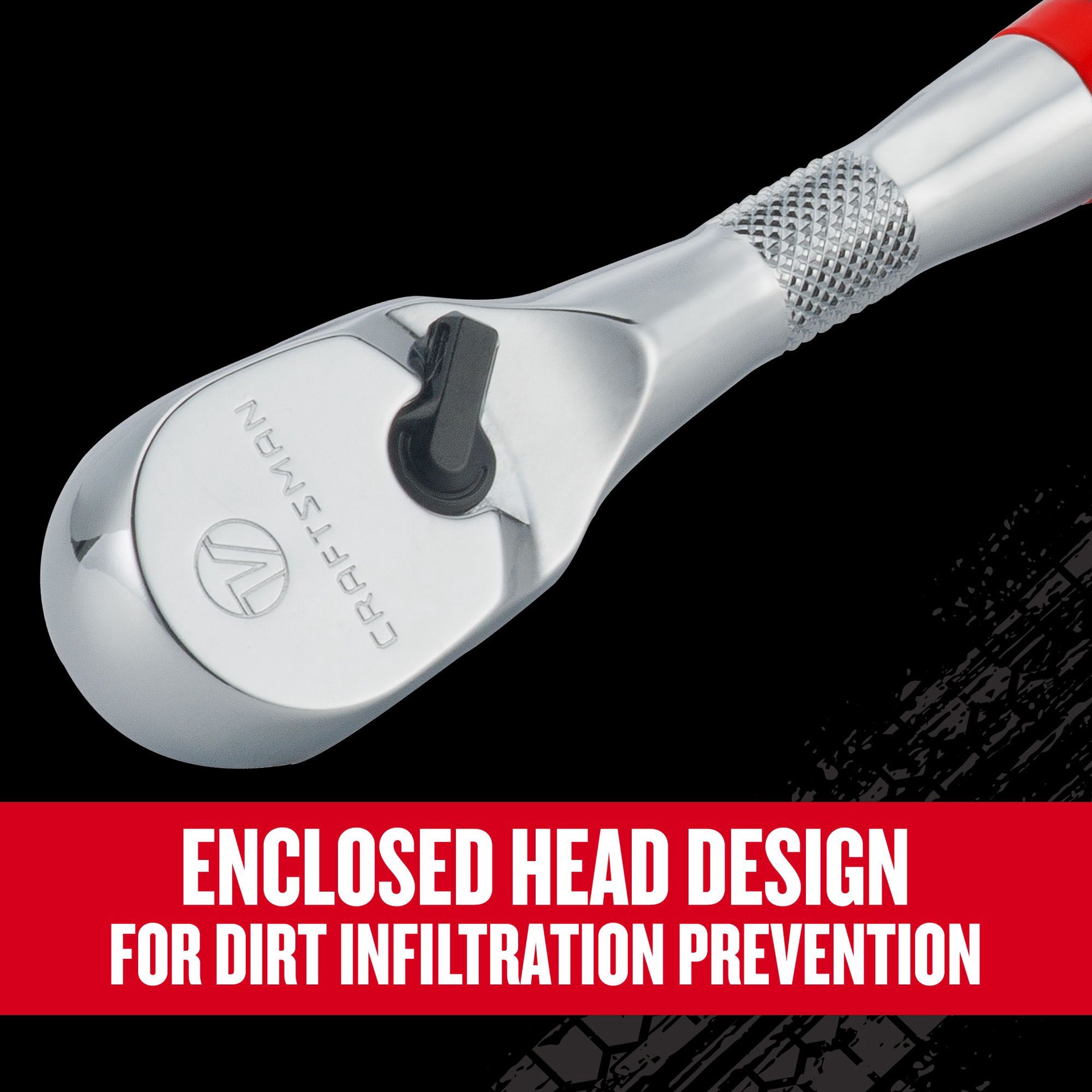 slide 4 of 6, CRAFTSMAN V-Series 96 -Tooth 3/8-in Drive Comfort grip Handle Ratchet, 1 ct