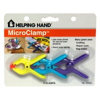 slide 1 of 1, Helping Hand Microclamps - Each, 3 ct