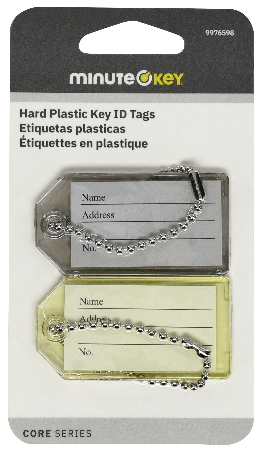 slide 3 of 4, Minute Key 2 -Pack Multi-color ID tag, 1 ct