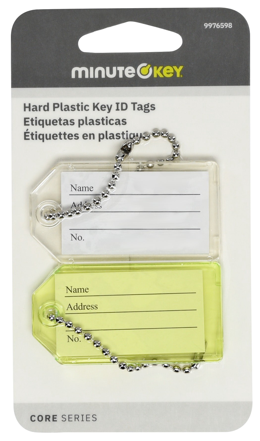 slide 4 of 4, Minute Key 2 -Pack Multi-color ID tag, 1 ct