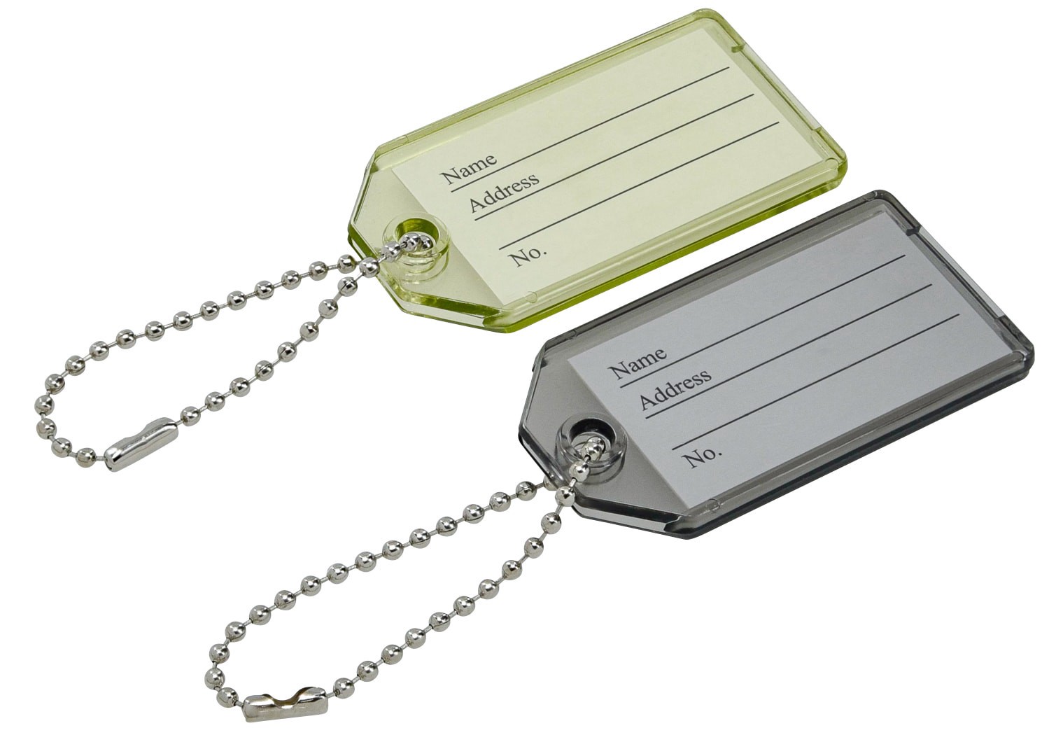 slide 1 of 4, Minute Key 2 -Pack Multi-color ID tag, 1 ct
