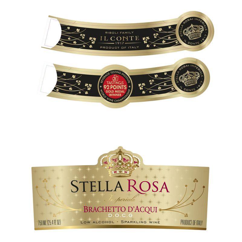 slide 3 of 5, Stella Rosa Imperiale Brachetto Wine - 750ml Bottle, 750 ml