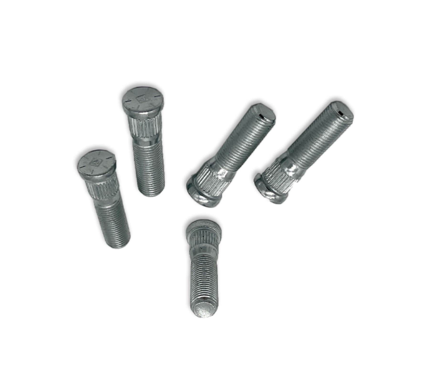 slide 4 of 5, Carry-On Trailer Set of 5 Black Steel Lug Bolts for 5 Stud Trailer Wheels - 2-1/8-in Long Press-in Wheel Studs, 1 ct