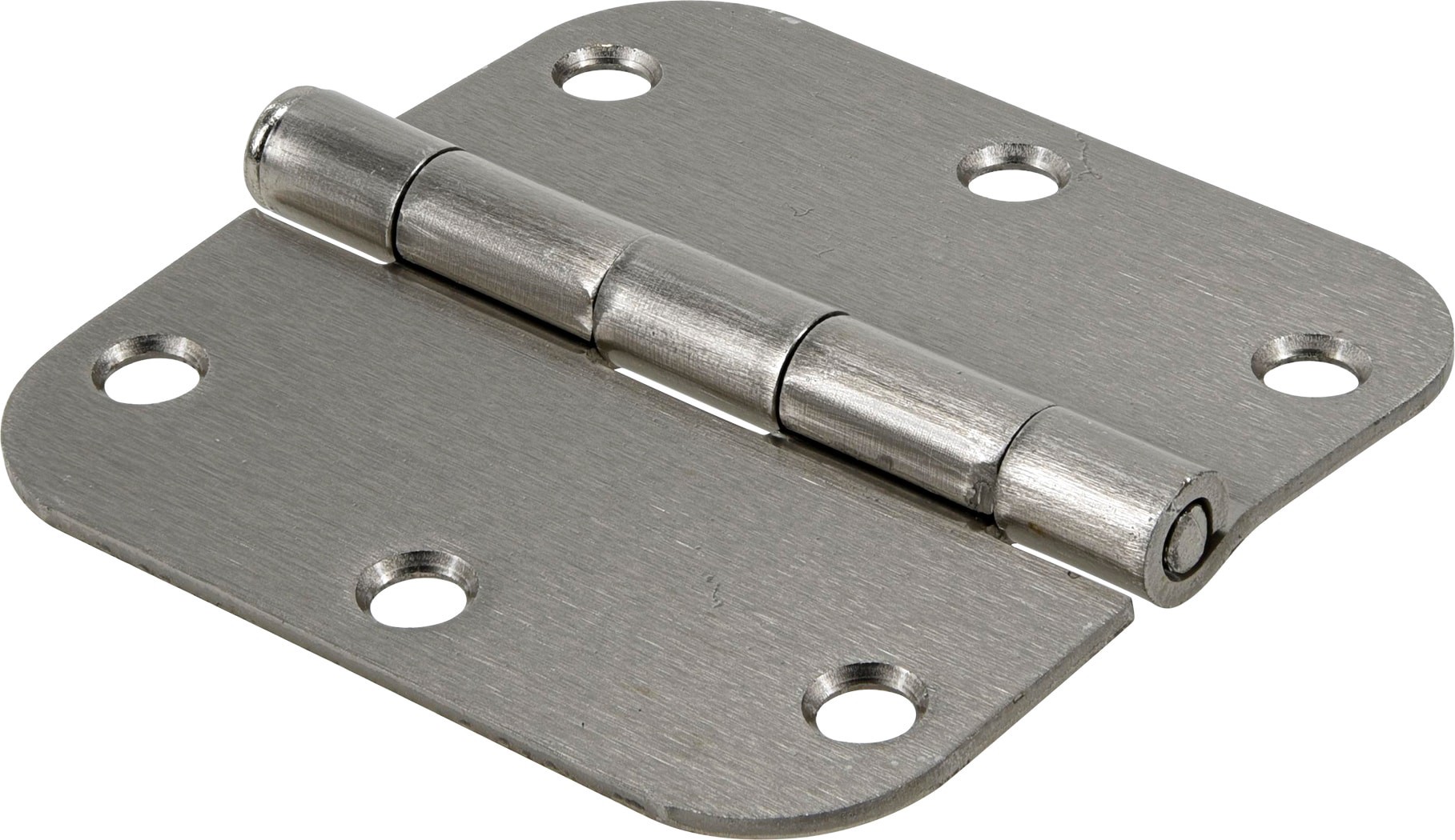 slide 5 of 6, RELIABILT 3-1/2-in H x 5/8-in Radius Satin Nickel Mortise Interior Door Hinge 12 -Pack, 1 ct