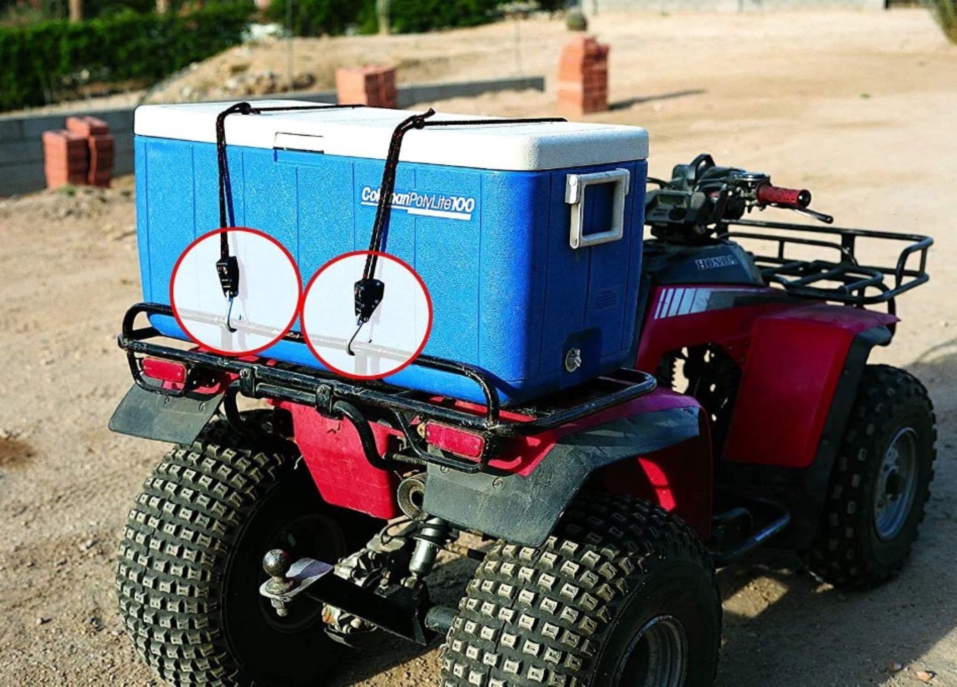 slide 5 of 5, Carry-On Trailer 1-in x 6-ft Ratcheting Strap Tie Down with S-hook 75-lb Break Strength, 1 ct