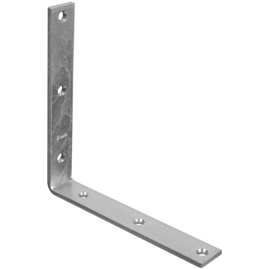 slide 2 of 5, RELIABILT 8-in x 1.125-in x 8-in Zinc-plated Steel Corner brace, 1 ct