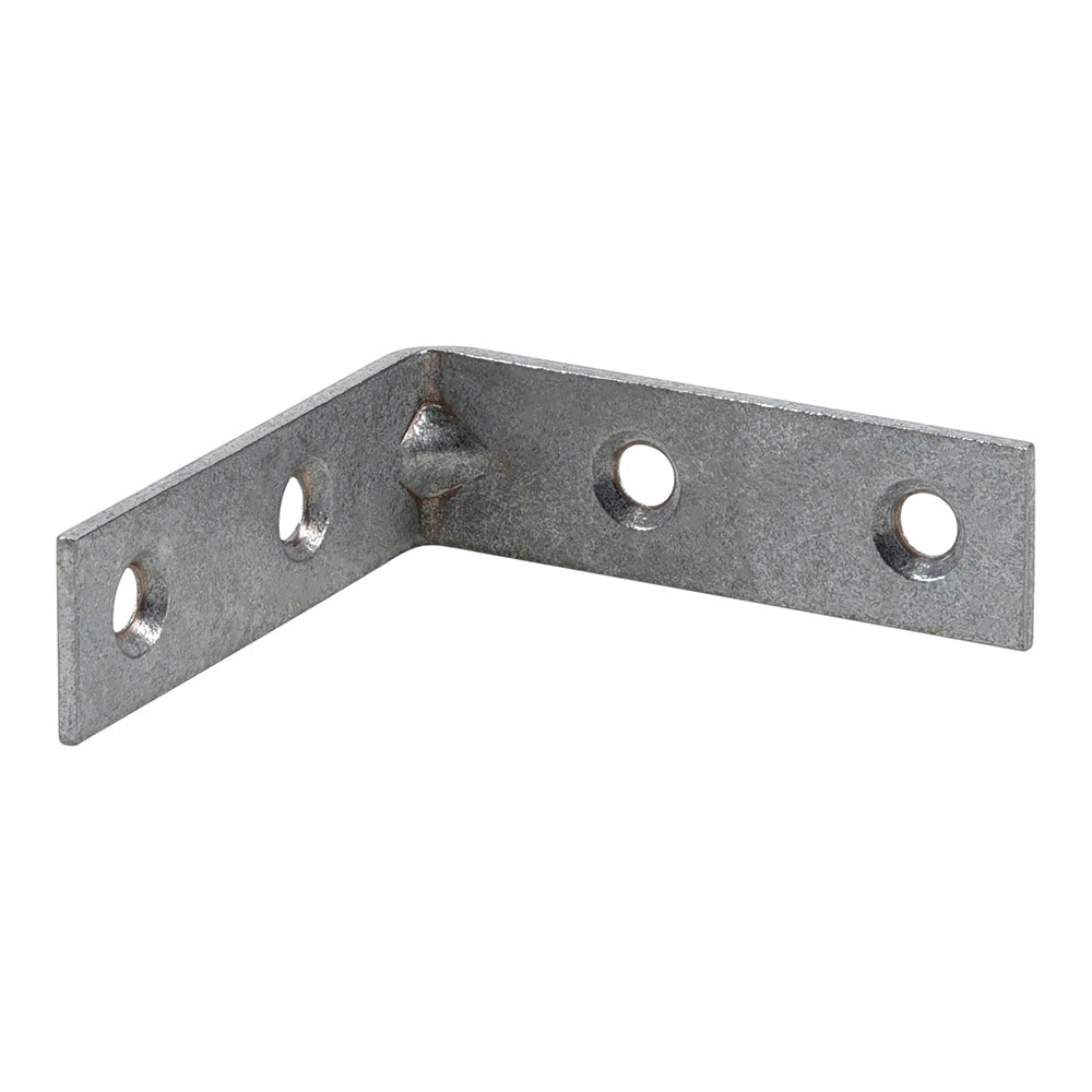 slide 2 of 6, RELIABILT 2-in x 0.625-in x 2-in Galvanized Steel Corner brace 2 -Pack, 1 ct