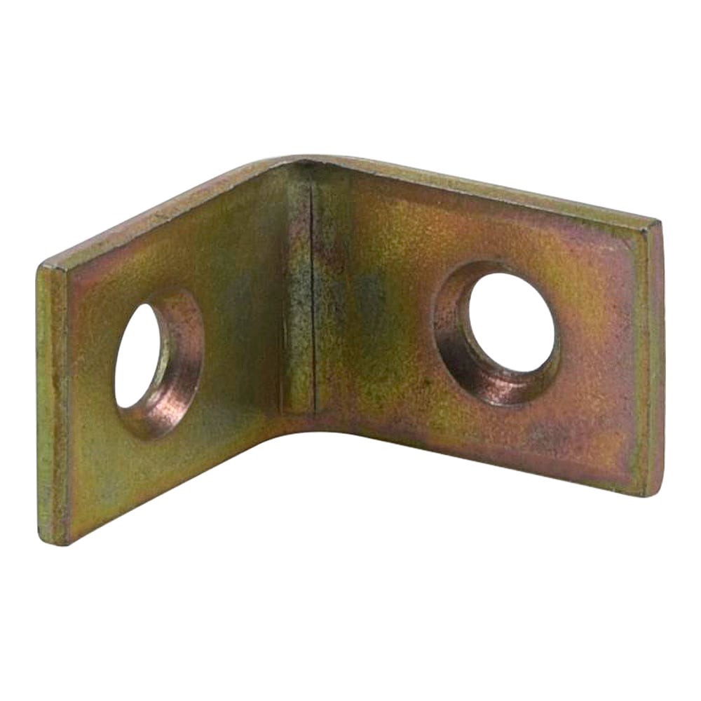 slide 2 of 6, RELIABILT 0.75-in x 0.5-in x 0.75-in Brass-plated Steel Corner brace 4 -Pack, 1 ct