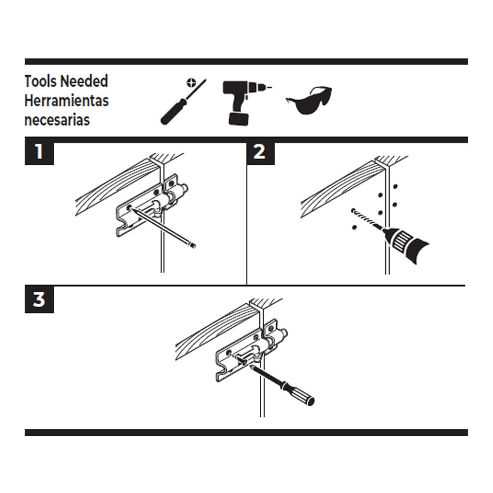slide 5 of 6, RELIABILT 6-in Zinc Steel Lockable Barrel Bolt, 1 ct