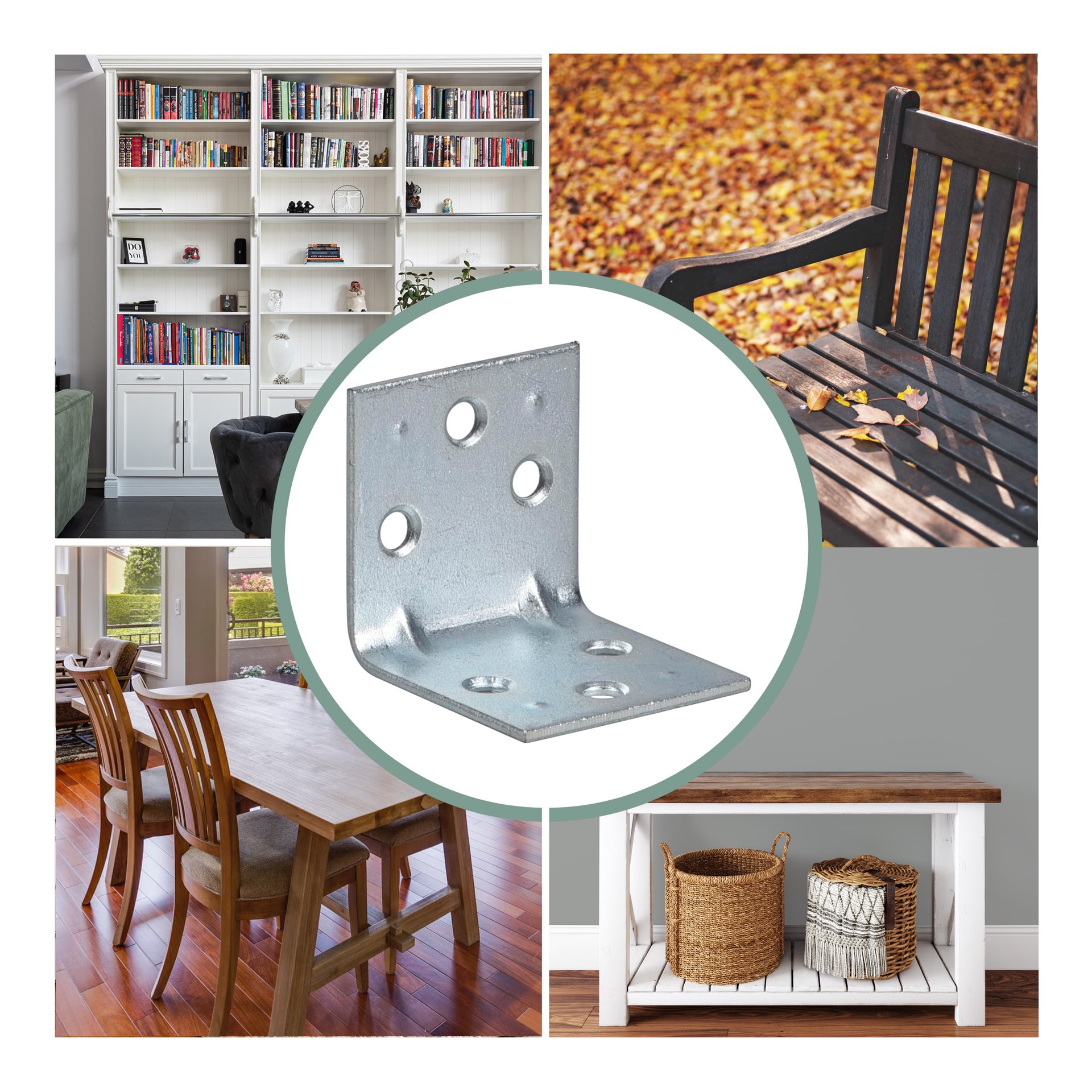 slide 3 of 4, RELIABILT 1.5-in x 0.5-in x 1.5-in Zinc-plated Steel Corner brace, 1 ct