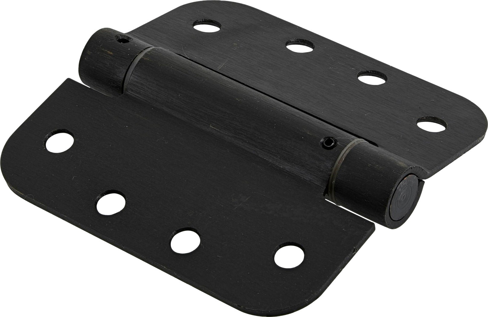 slide 5 of 6, RELIABILT 4-in H x 5/8-in Radius Oil-Rubbed Bronze Spring Interior Door Hinge, 1 ct