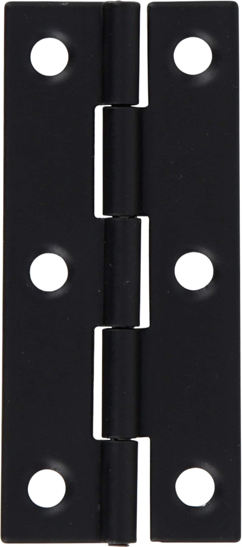 slide 1 of 5, RELIABILT 180-Degree Narrow Surface Black Cabinet Hinge, 1 Pair(s) 2 -Pieces, 1 ct
