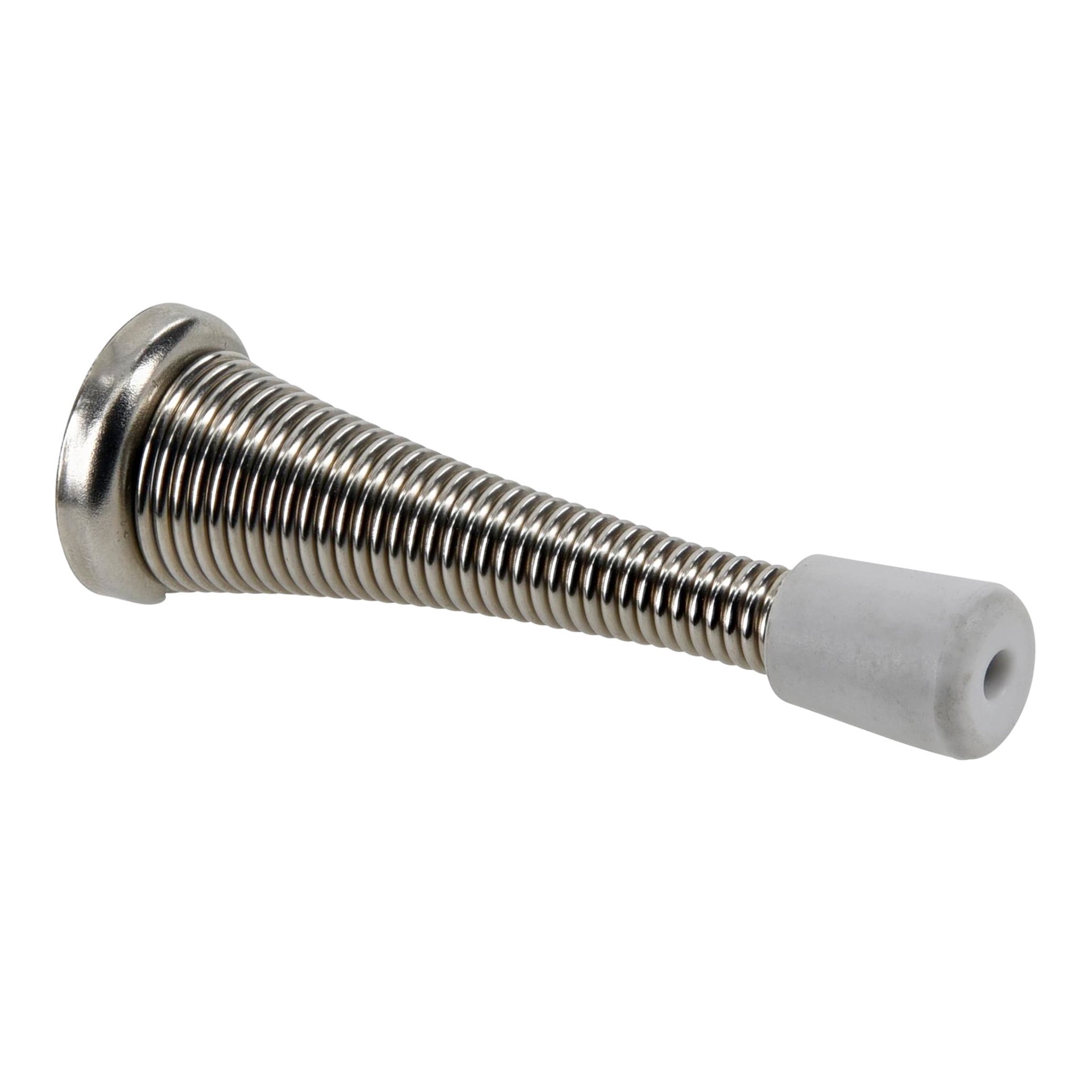 slide 2 of 6, RELIABILT 3-in Satin nickel Spring Door Stop 5 -Pack, 1 ct