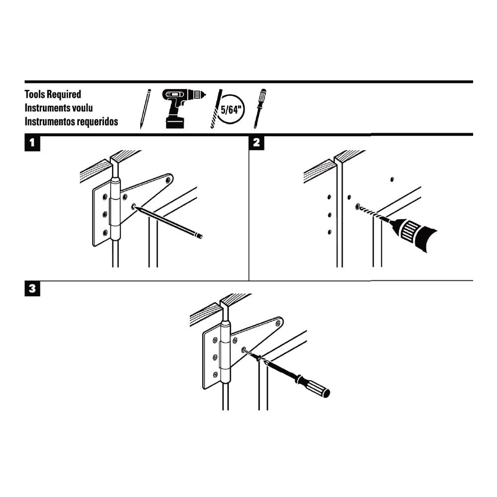 slide 3 of 4, RELIABILT 4-in Zinc Gate hinge, 1 ct